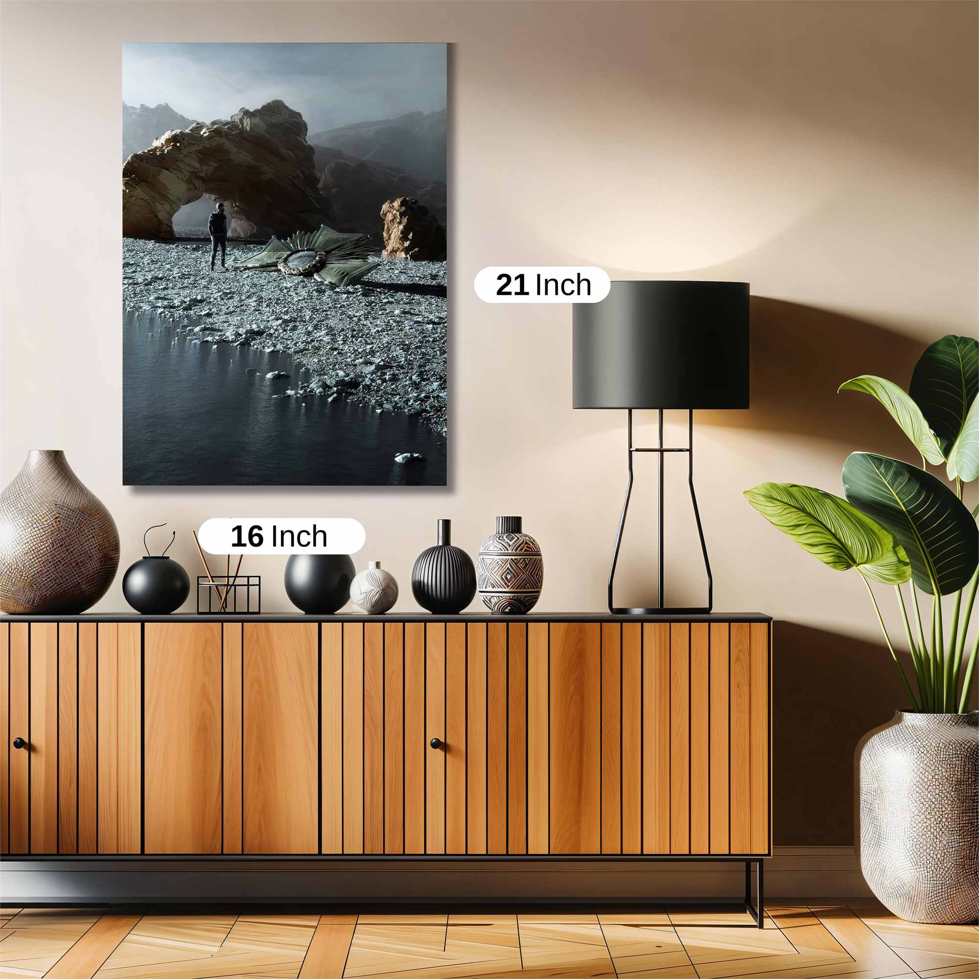 Alien Surrealism Safe Wall Magnetic / M