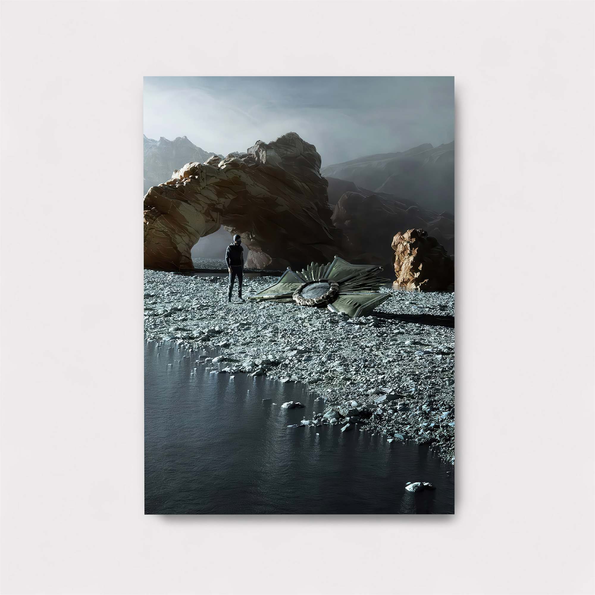 Alien Surrealism Safe Wall Magnetic / M