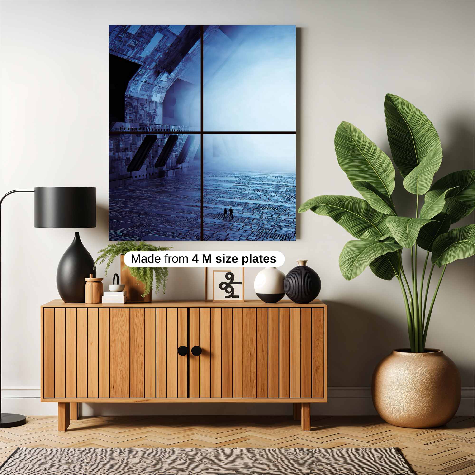 Futuristic Vastness Safe Wall Magnetic / M