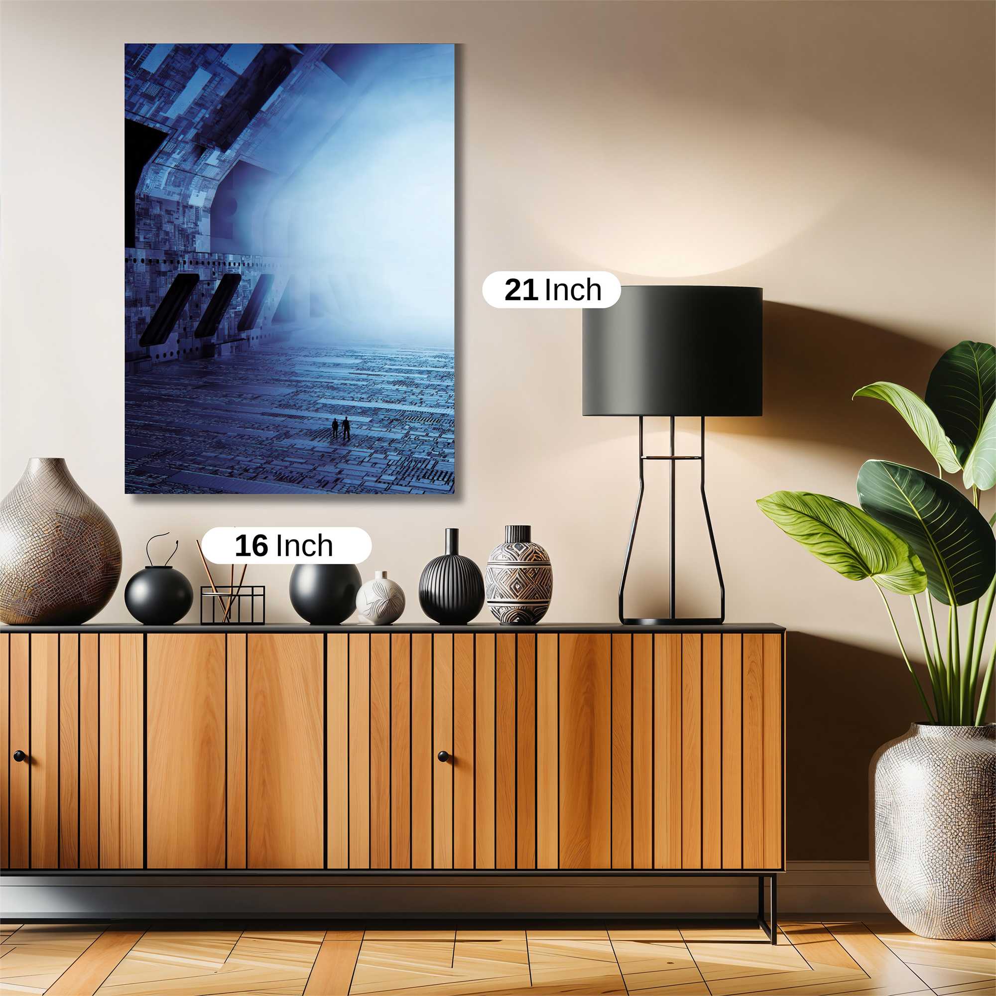 Futuristic Vastness Safe Wall Magnetic / M