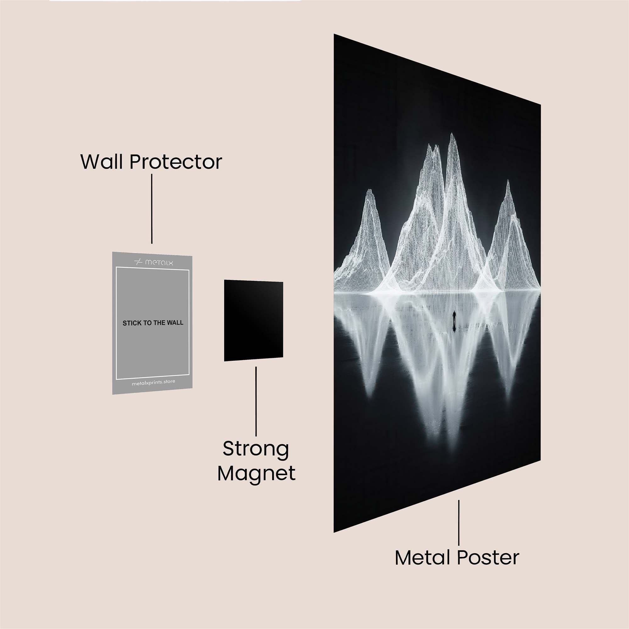 Digital Ascension Safe Wall Magnetic / M