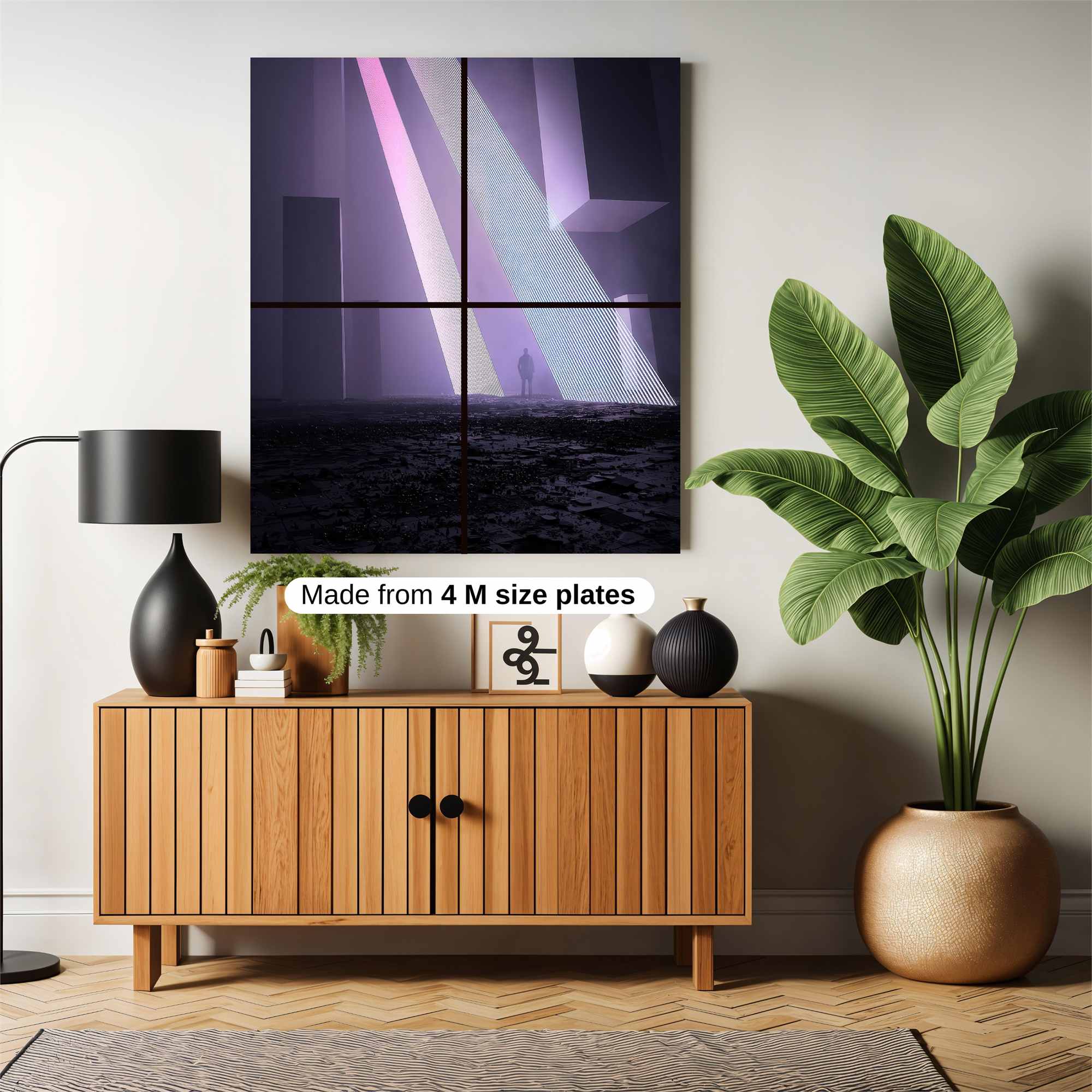 Neon Solitude Safe Wall Magnetic / M