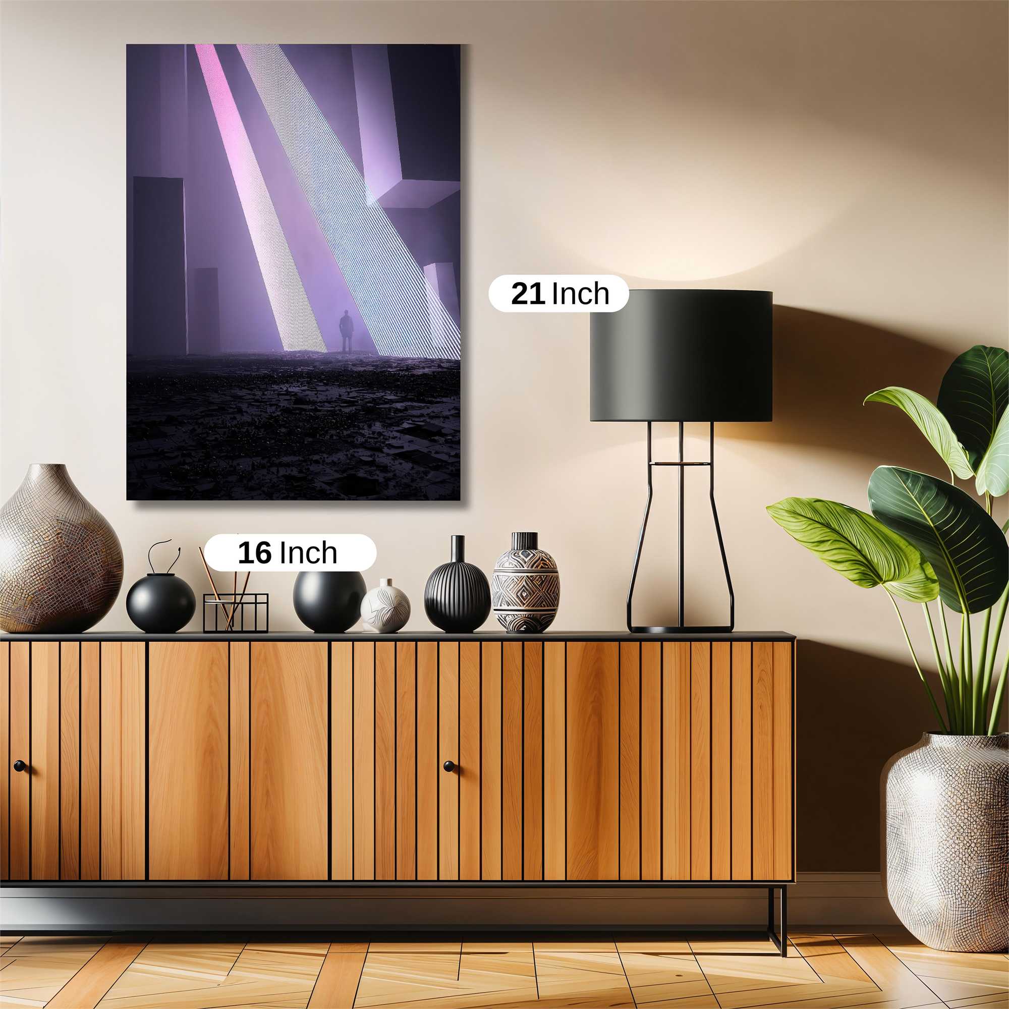 Neon Solitude Safe Wall Magnetic / M