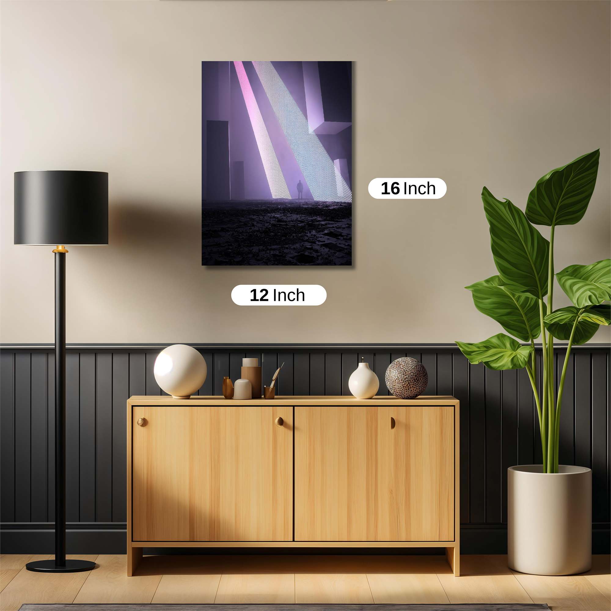 Neon Solitude Safe Wall Magnetic / M