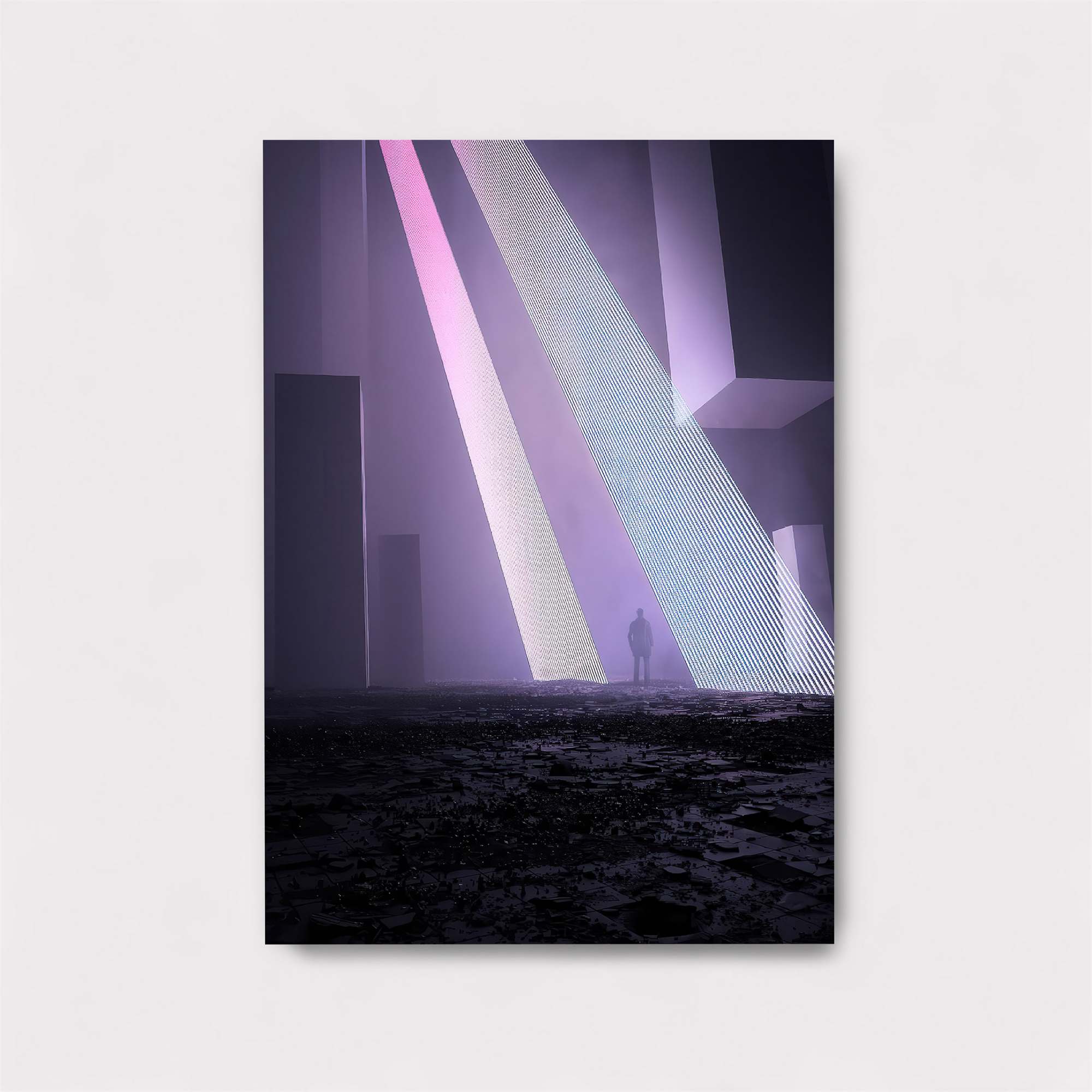 Neon Solitude Safe Wall Magnetic / M