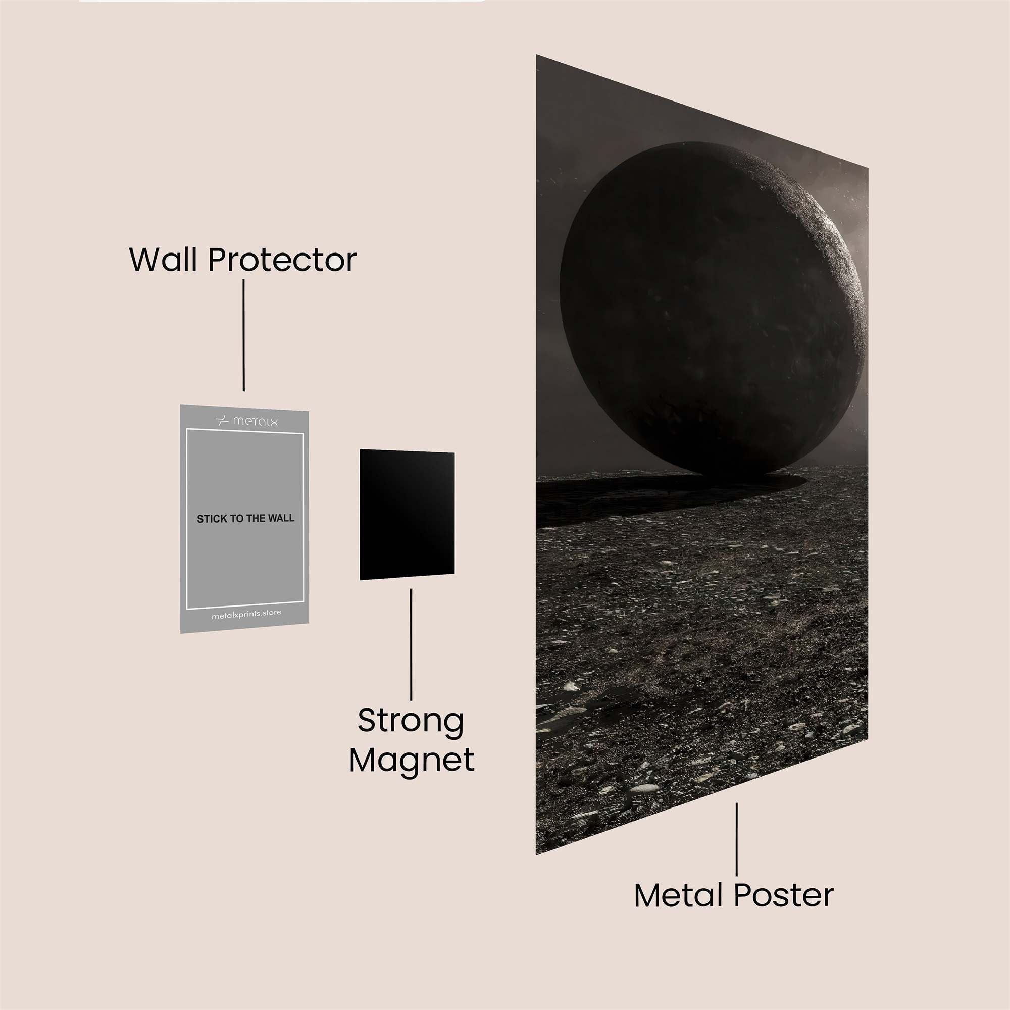 Celestial Solitude Safe Wall Magnetic / M