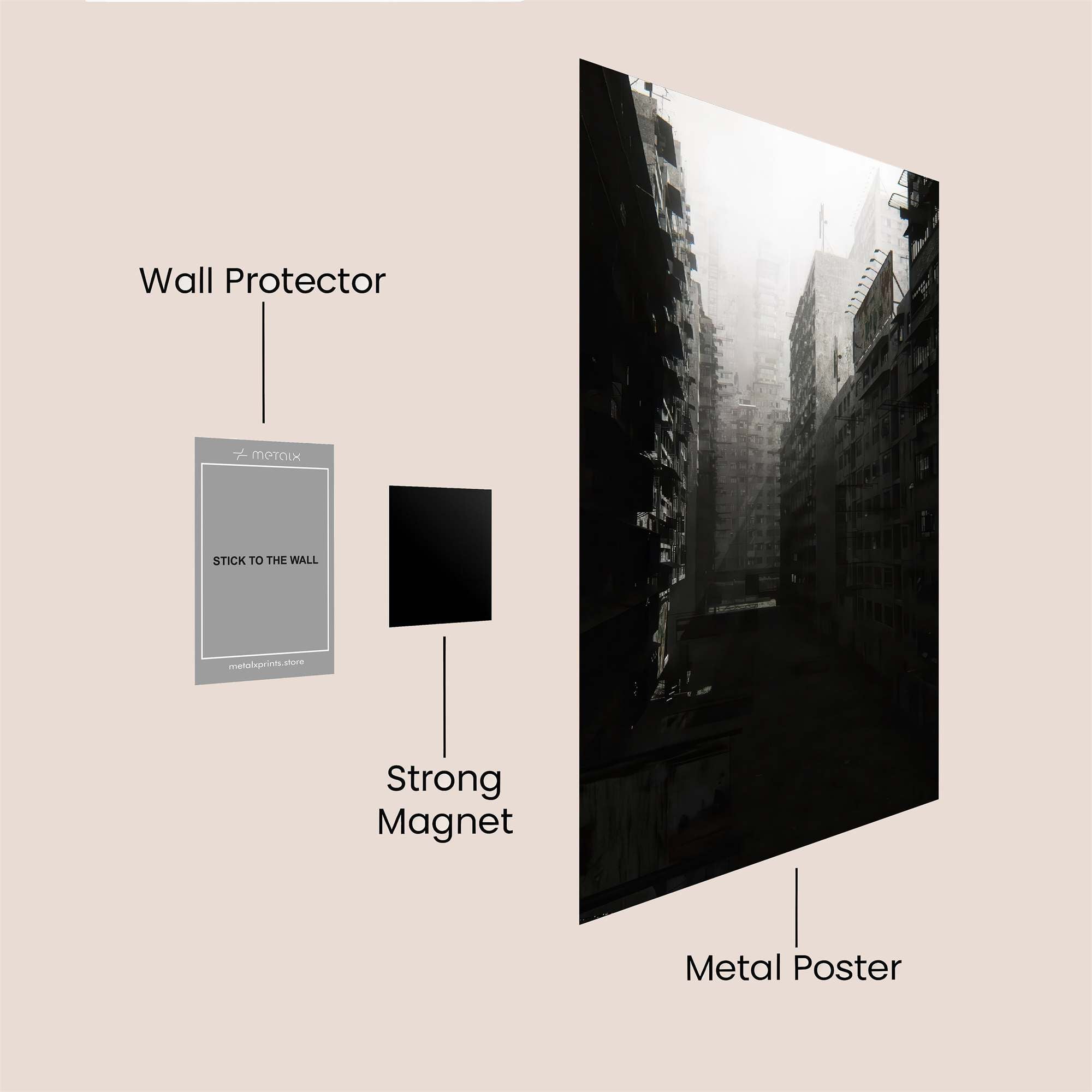 Urban Abyss Safe Wall Magnetic / M