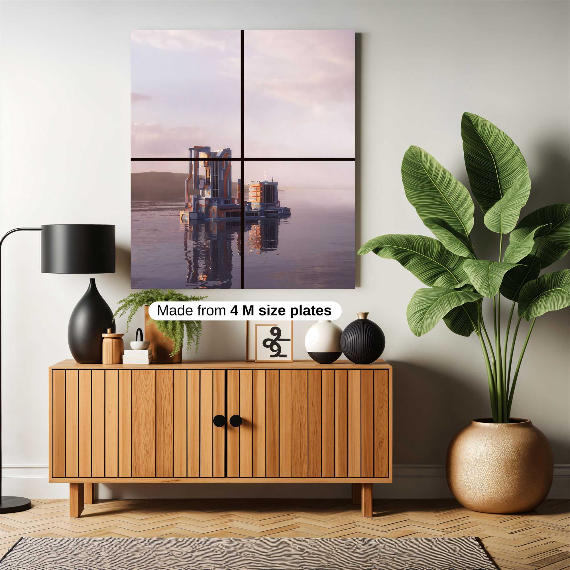 Sublime Reflection Safe Wall Magnetic / M