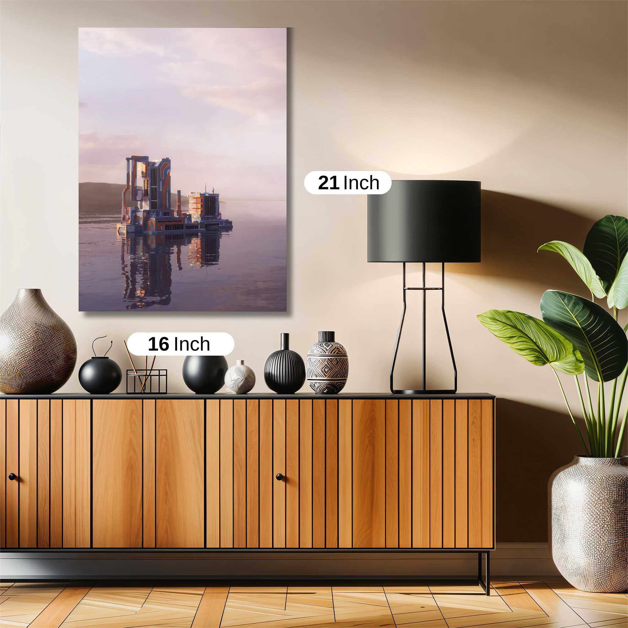 Sublime Reflection Safe Wall Magnetic / M