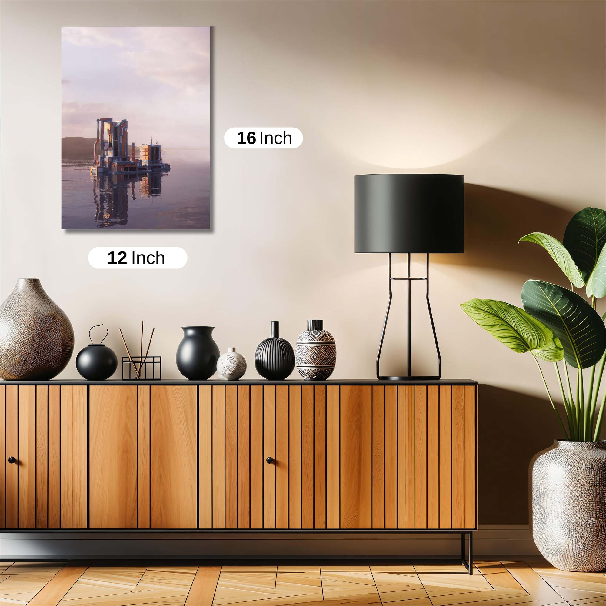 Sublime Reflection Safe Wall Magnetic / M