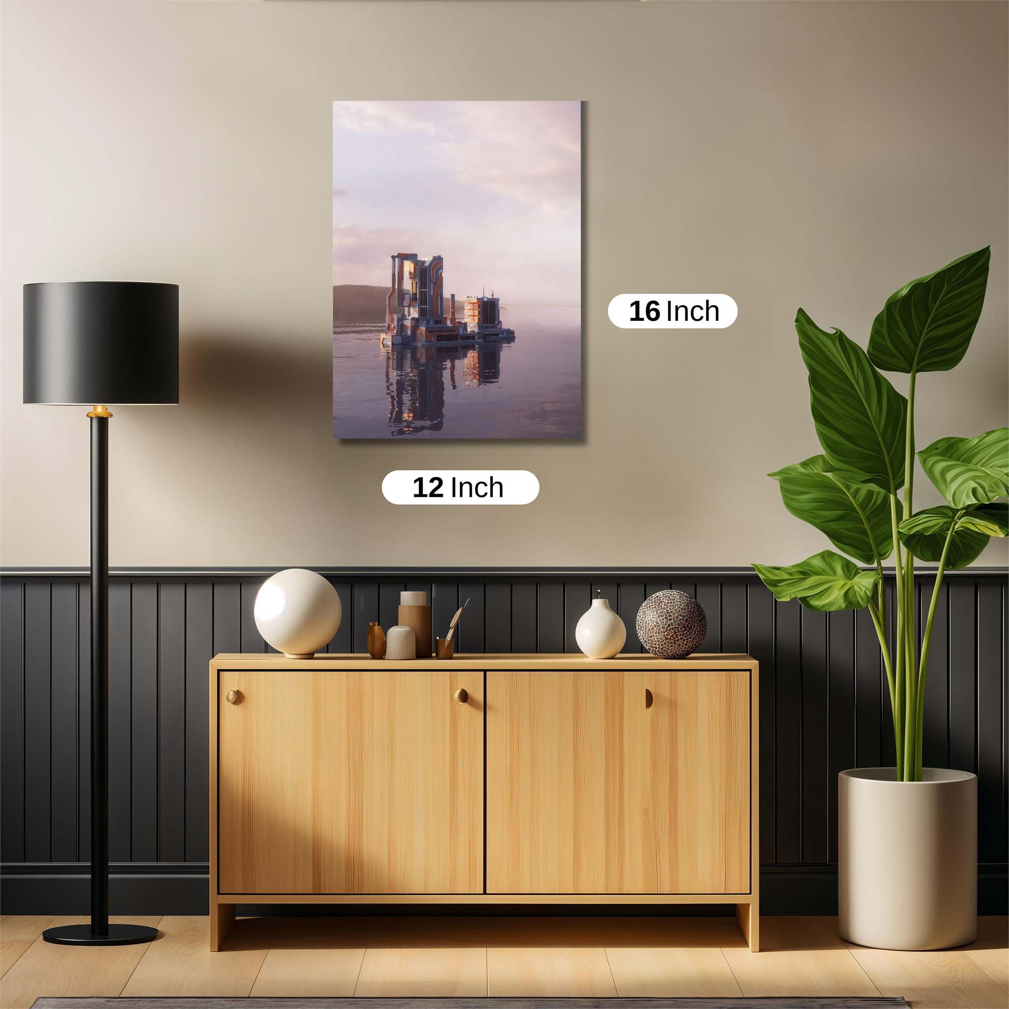 Sublime Reflection Safe Wall Magnetic / M