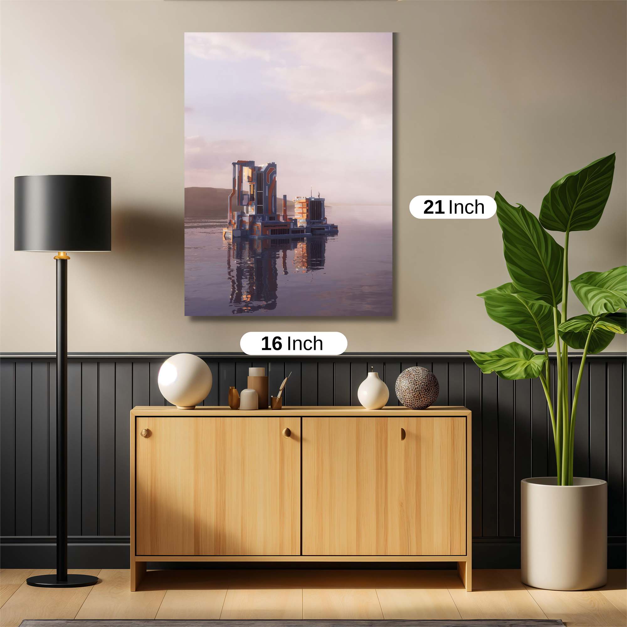 Sublime Reflection Safe Wall Magnetic / M