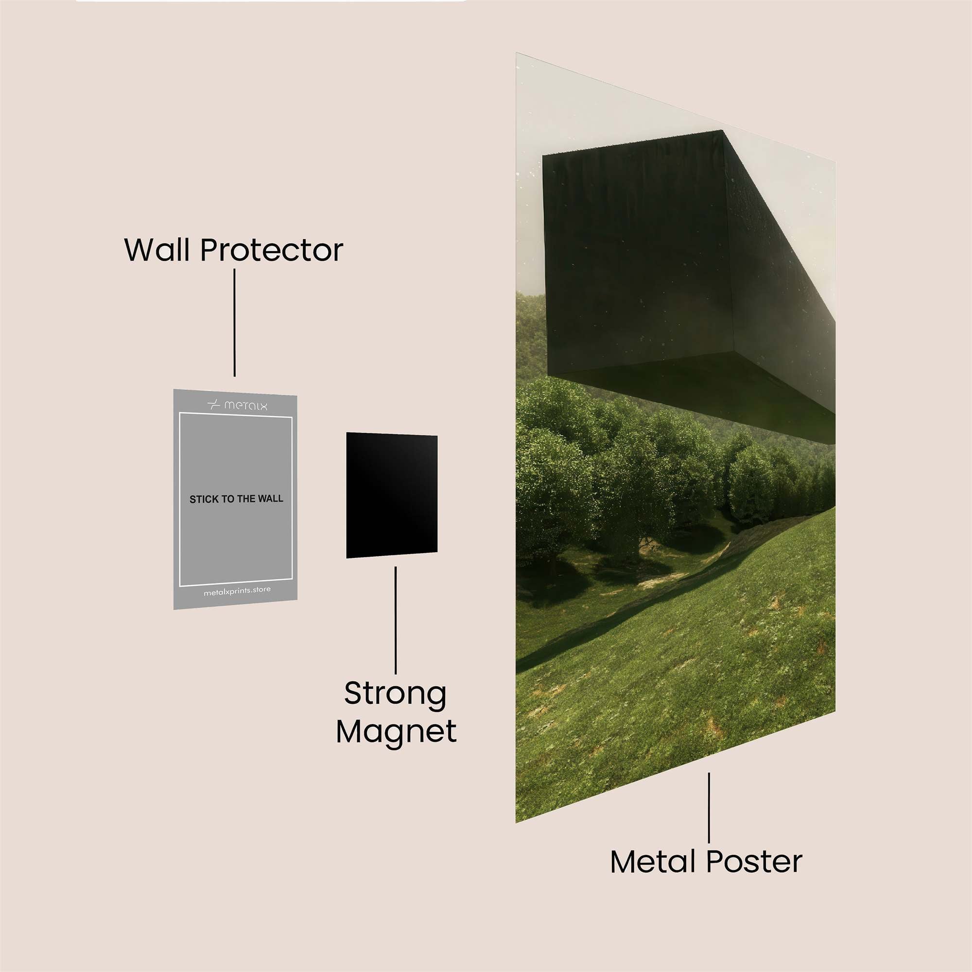 Monolith Mystique Safe Wall Magnetic / M