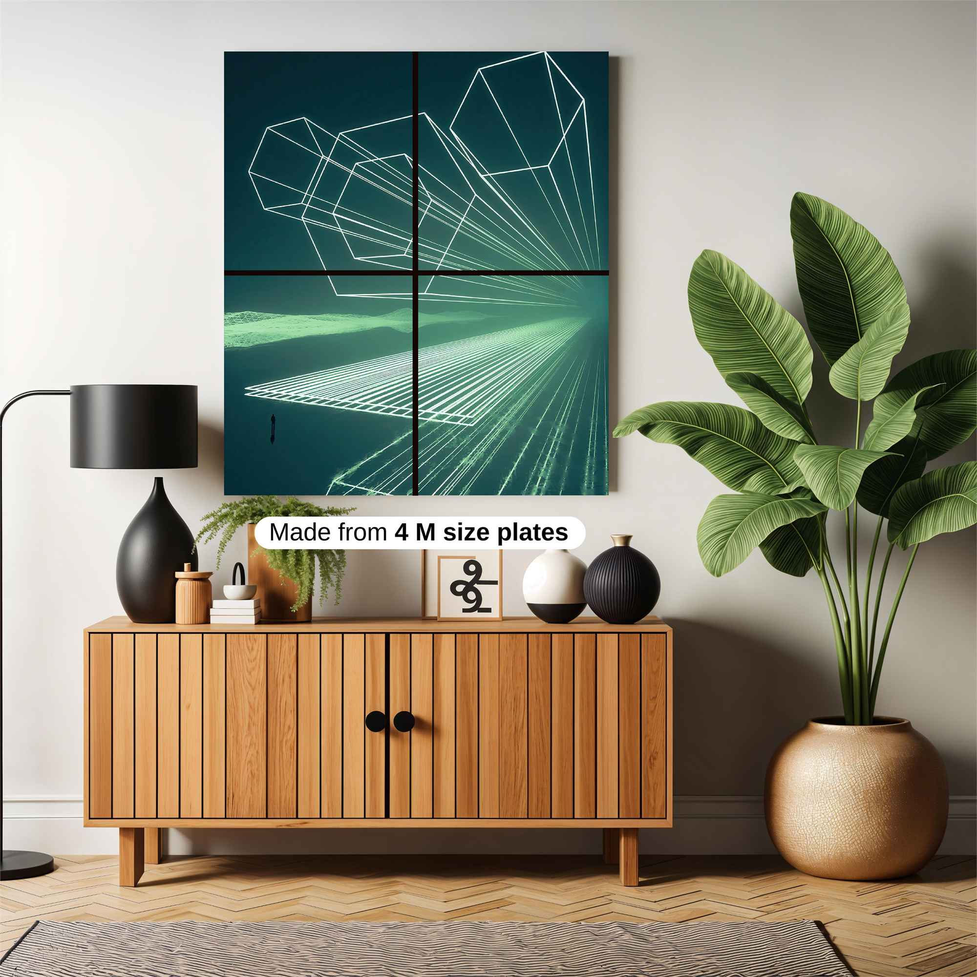 Geometric Infinity Safe Wall Magnetic / M