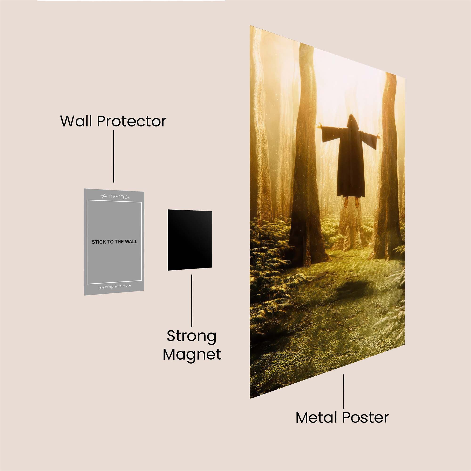 Mystic Ascension Safe Wall Magnetic / M