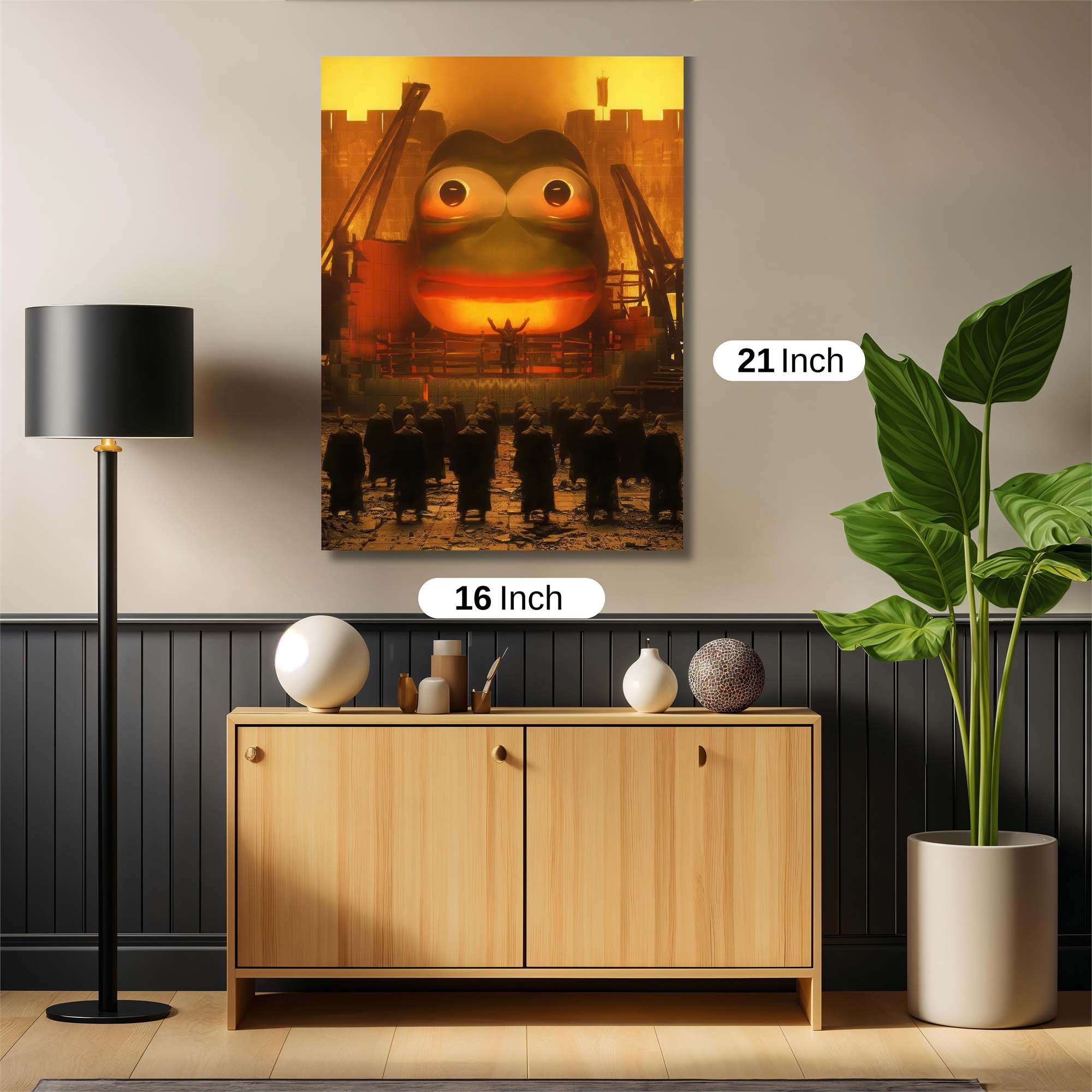 Frog Reverie Safe Wall Magnetic / M