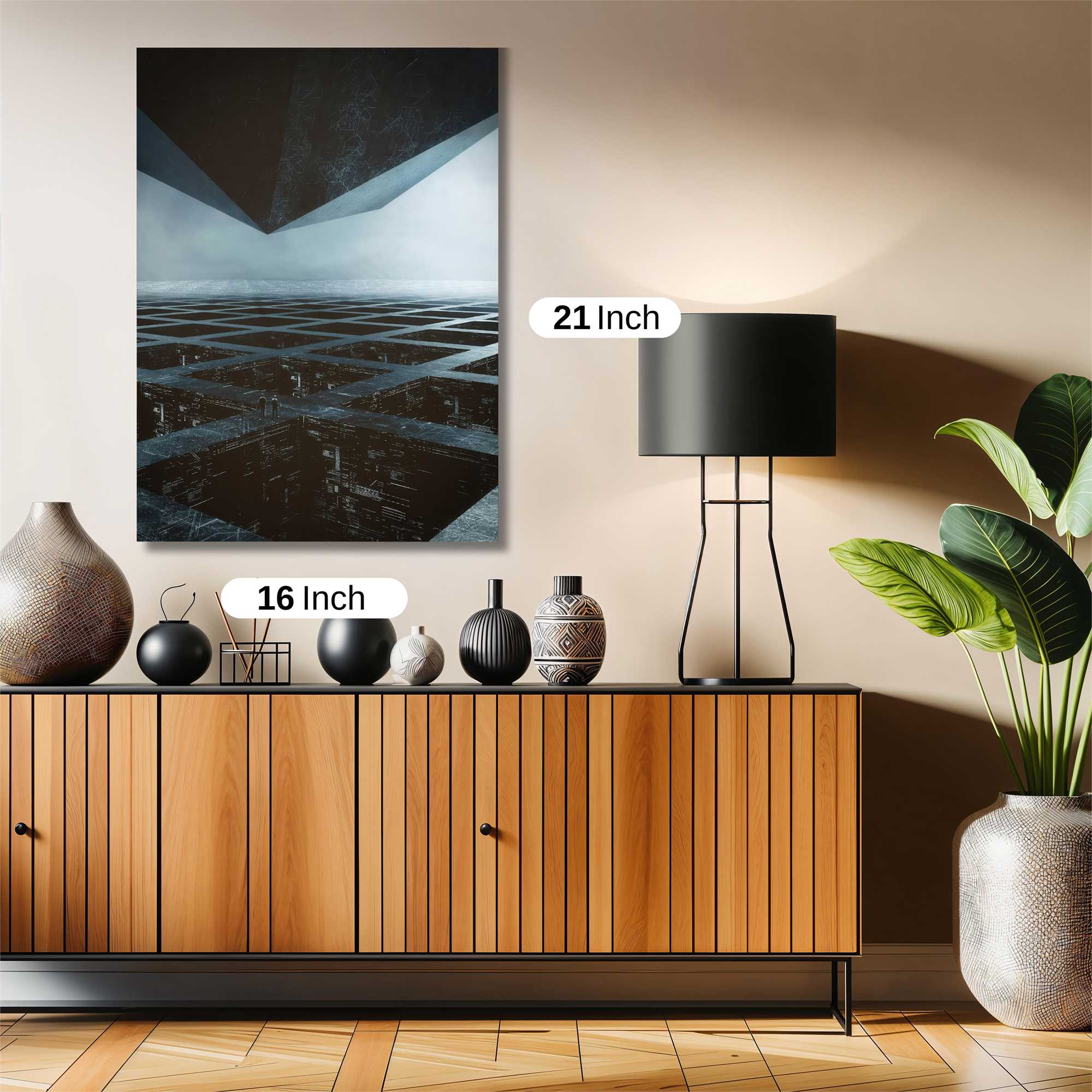 Geometric Enigma Safe Wall Magnetic / M