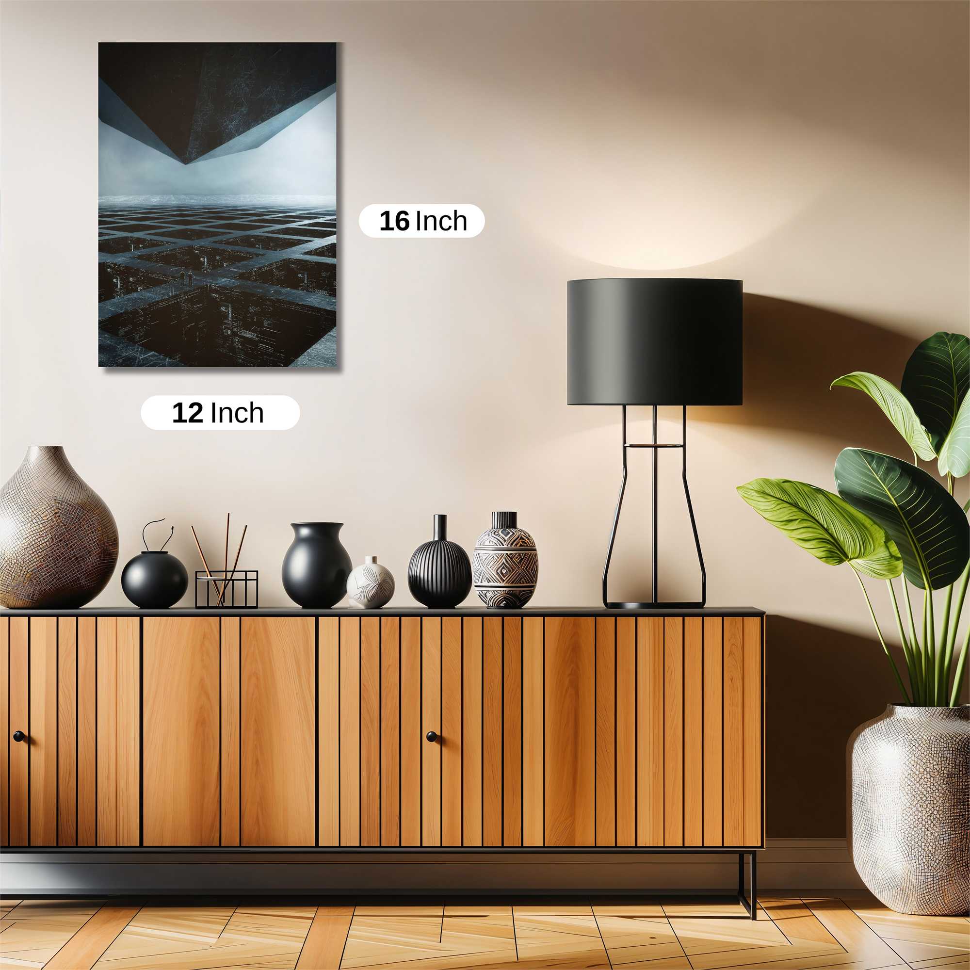 Geometric Enigma Safe Wall Magnetic / M