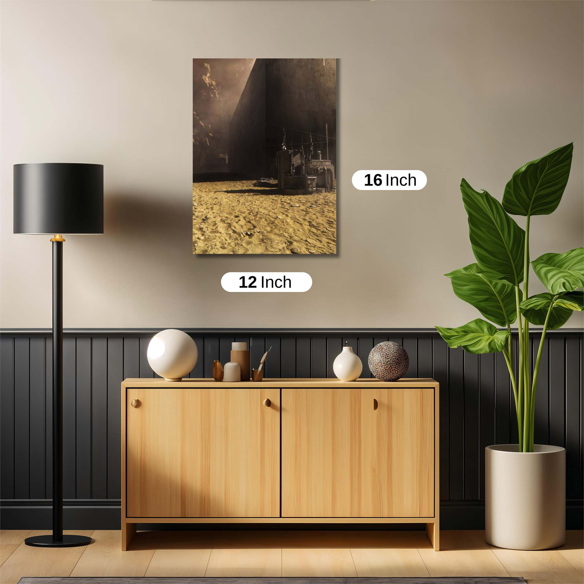 Deserted Machinery Safe Wall Magnetic / M