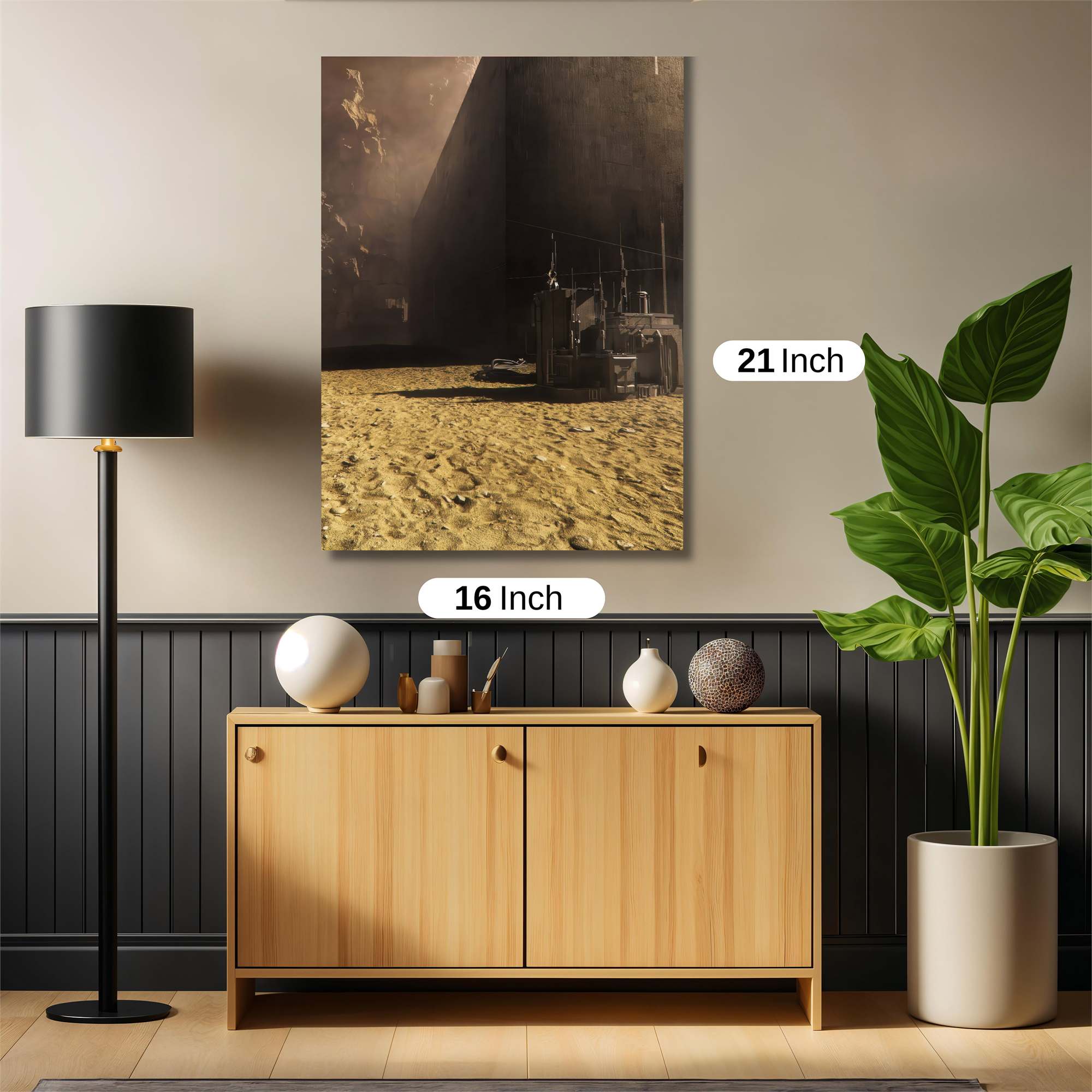 Deserted Machinery Safe Wall Magnetic / M