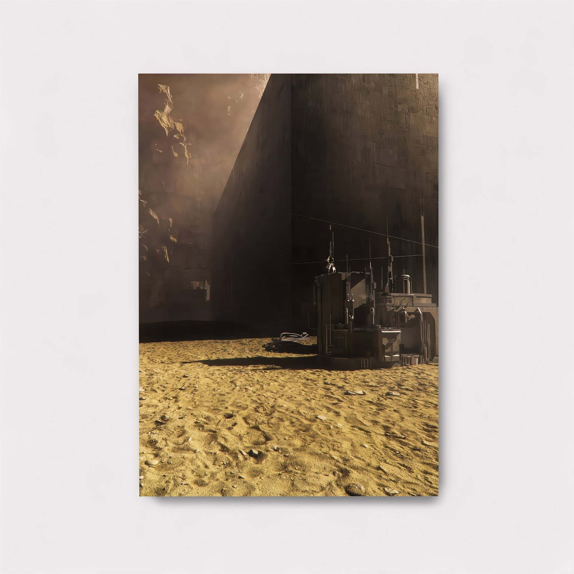 Deserted Machinery Safe Wall Magnetic / M