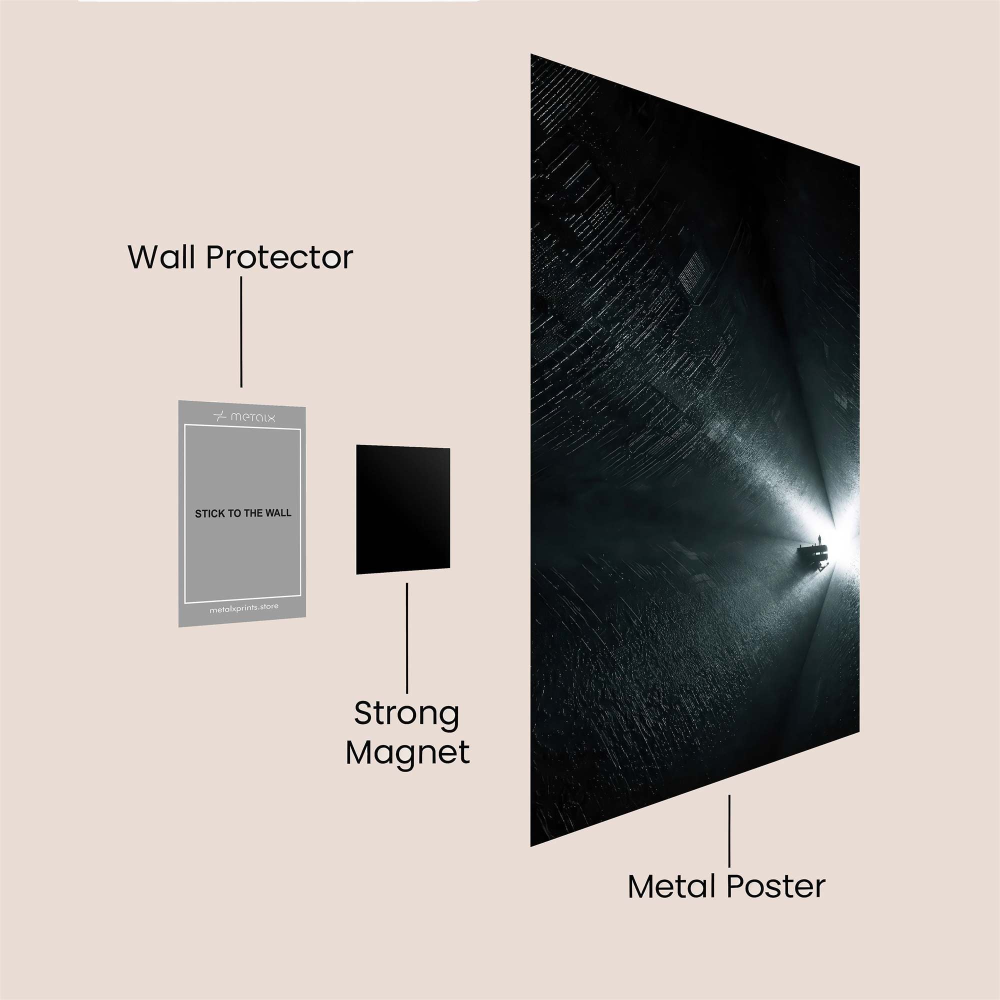 Luminous Depths Safe Wall Magnetic / M