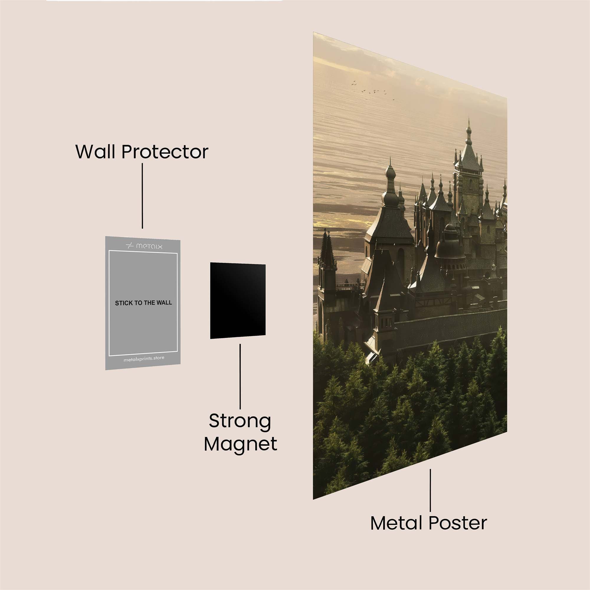 Castle Reverie Safe Wall Magnetic / M