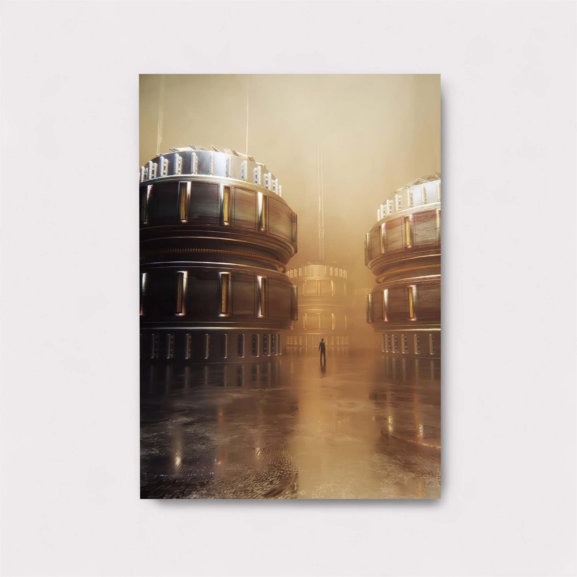 Futuristic Realm Safe Wall Magnetic / M