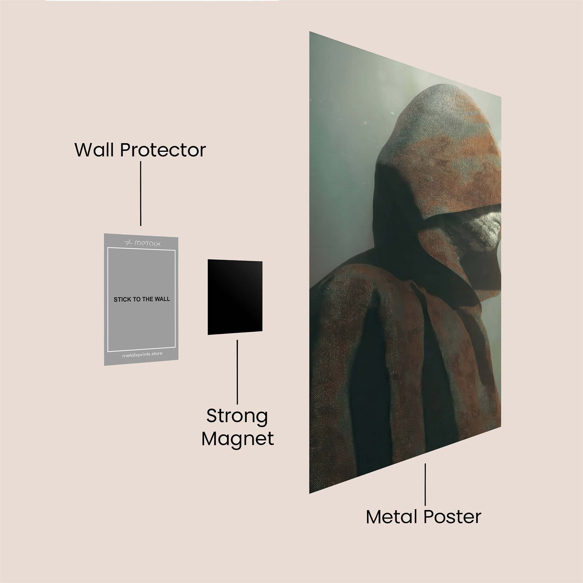 Shrouded Mystery Safe Wall Magnetic / M