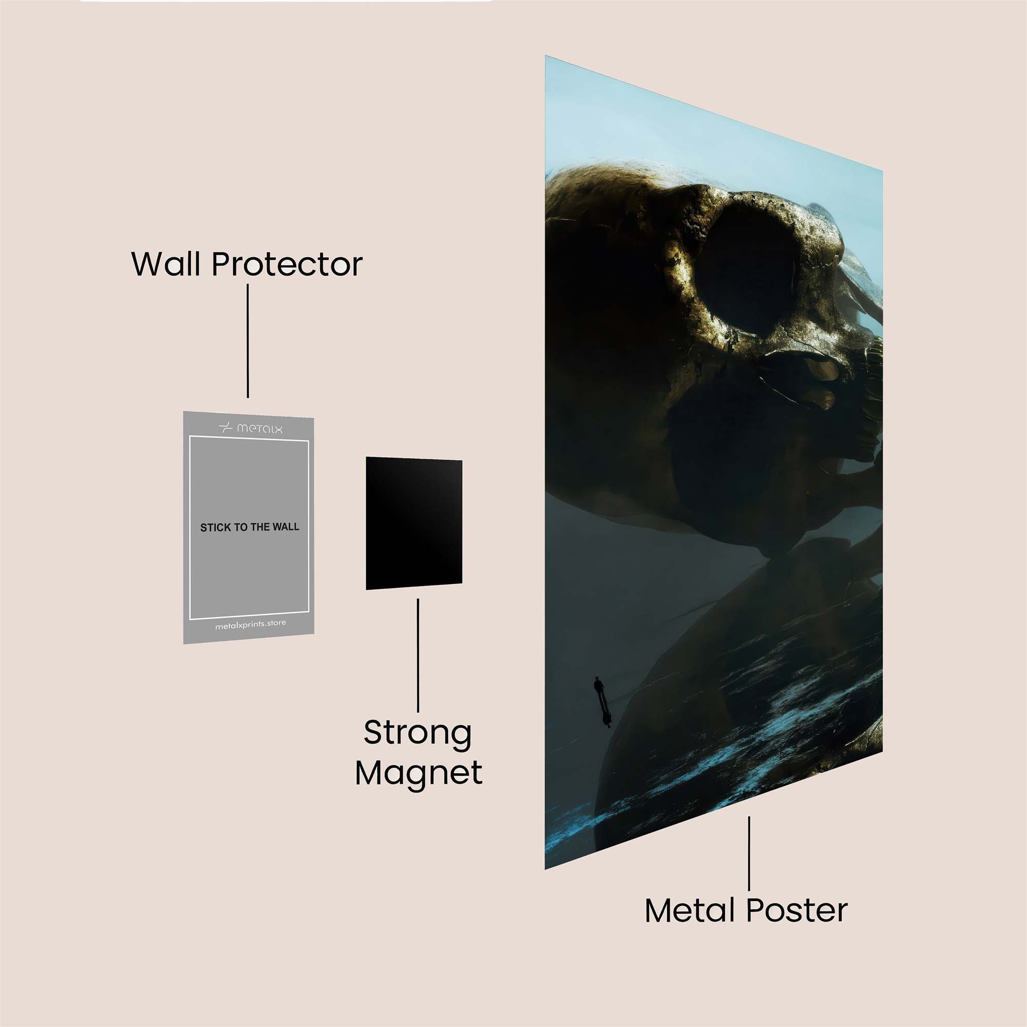 Echoes Eerie Safe Wall Magnetic / M