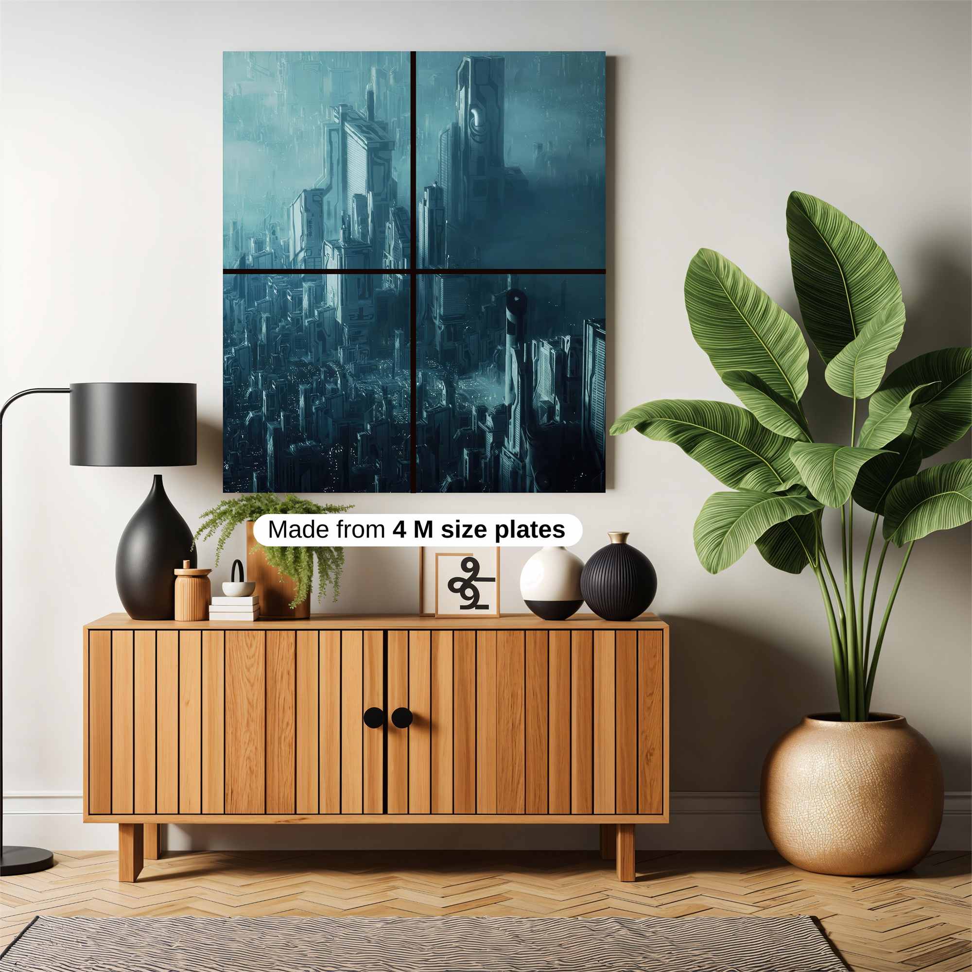 Futuristic Abyss Safe Wall Magnetic / M