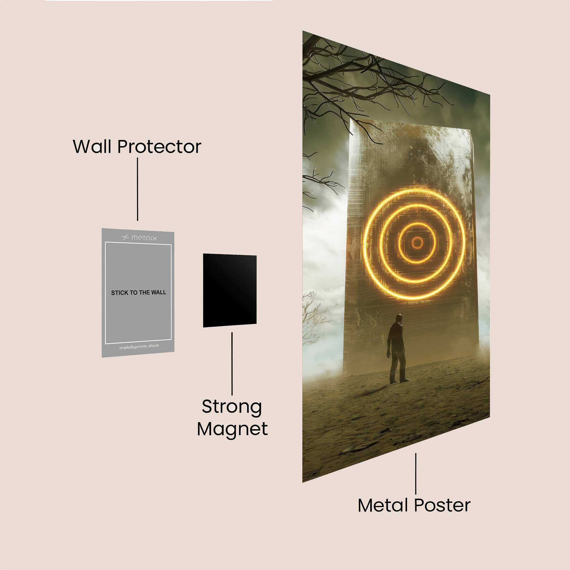 Portal Enigma Safe Wall Magnetic / M
