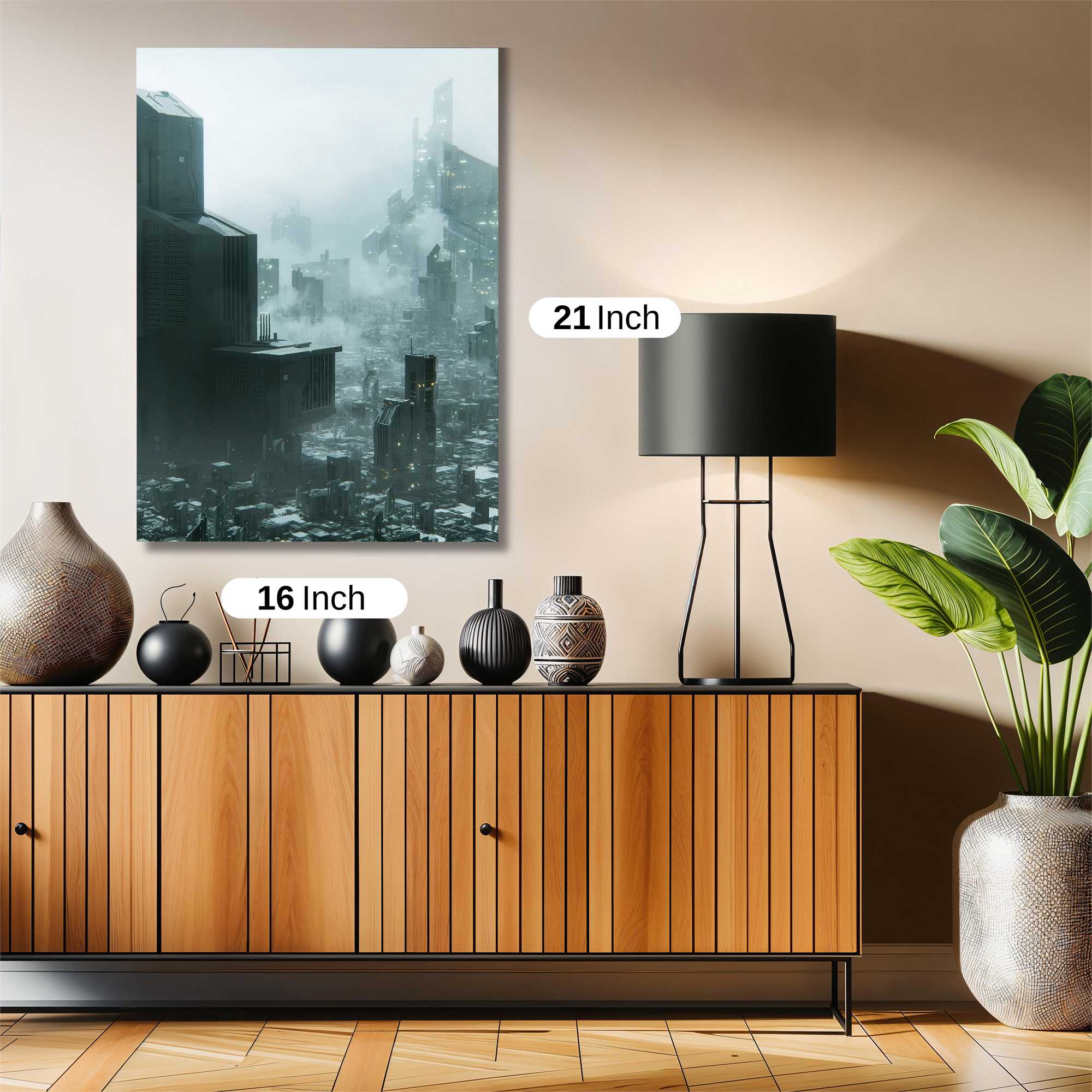 Futuristic Desolation Safe Wall Magnetic / M