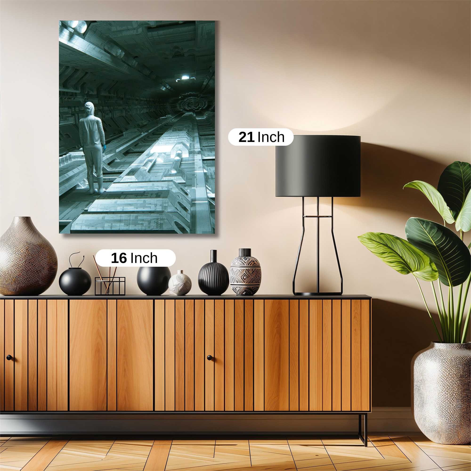 Futuristic Enigma Safe Wall Magnetic / M