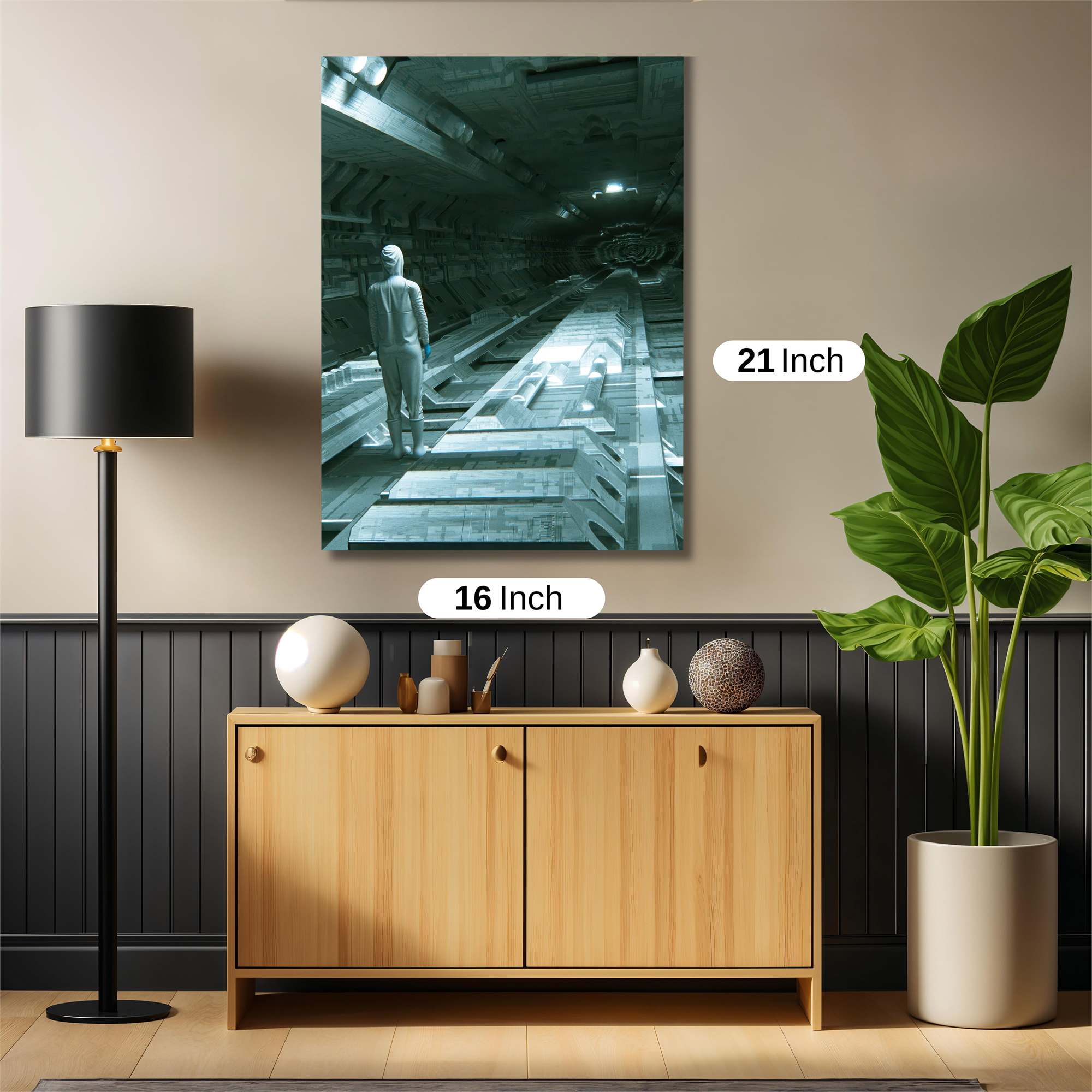 Futuristic Enigma Safe Wall Magnetic / M