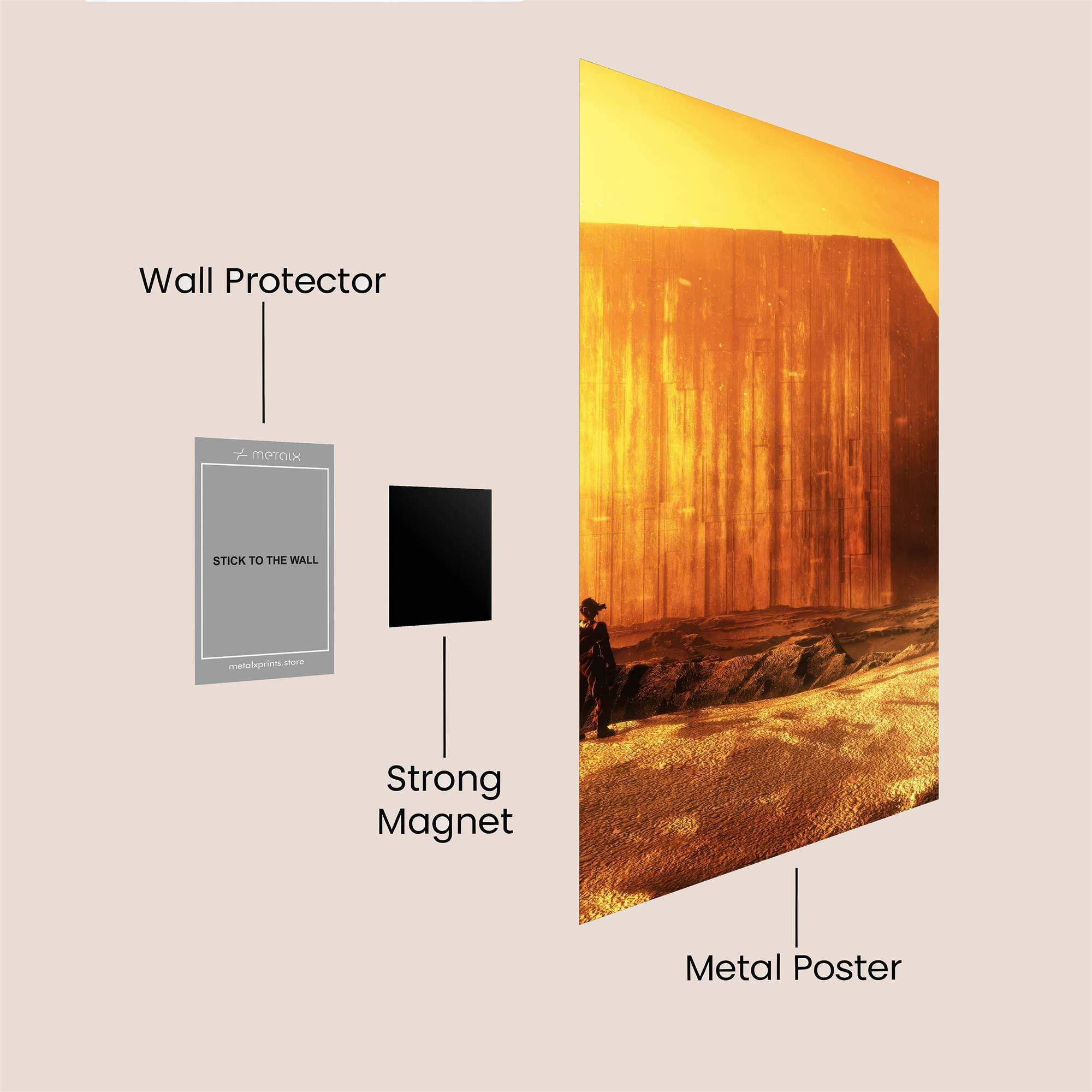 Monolith Reverie Safe Wall Magnetic / M