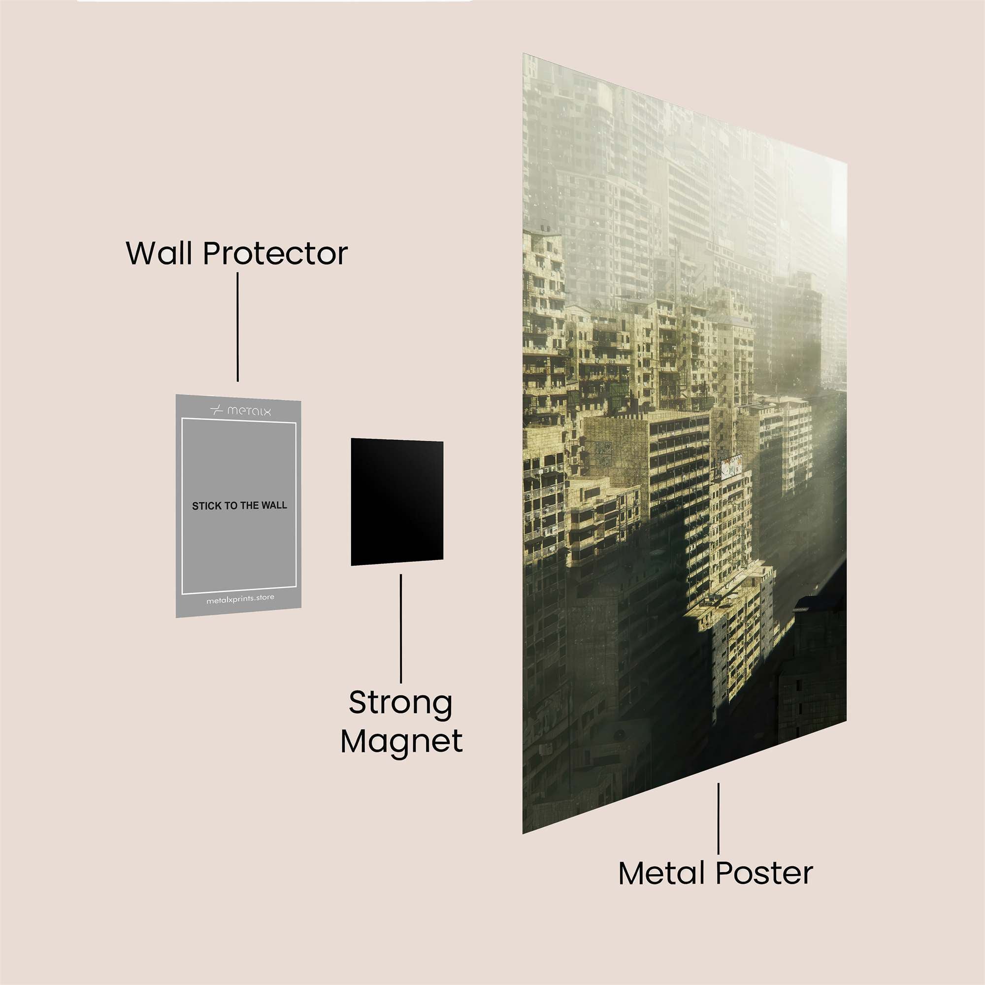 Urban Echoes Safe Wall Magnetic / M