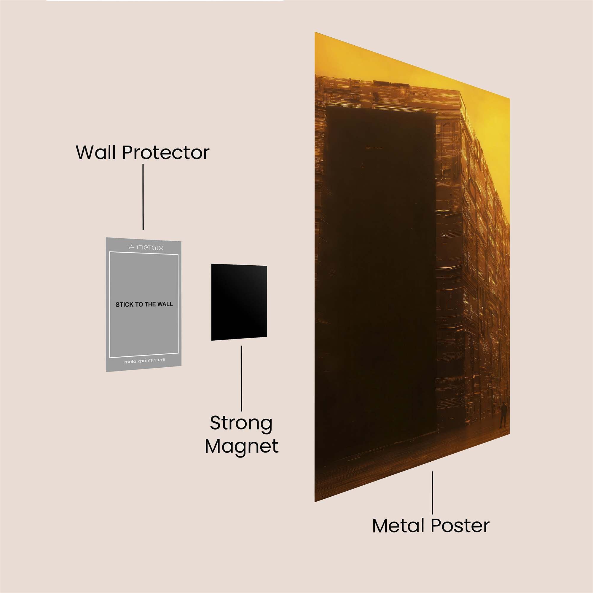 Monolith Enigma Safe Wall Magnetic / M