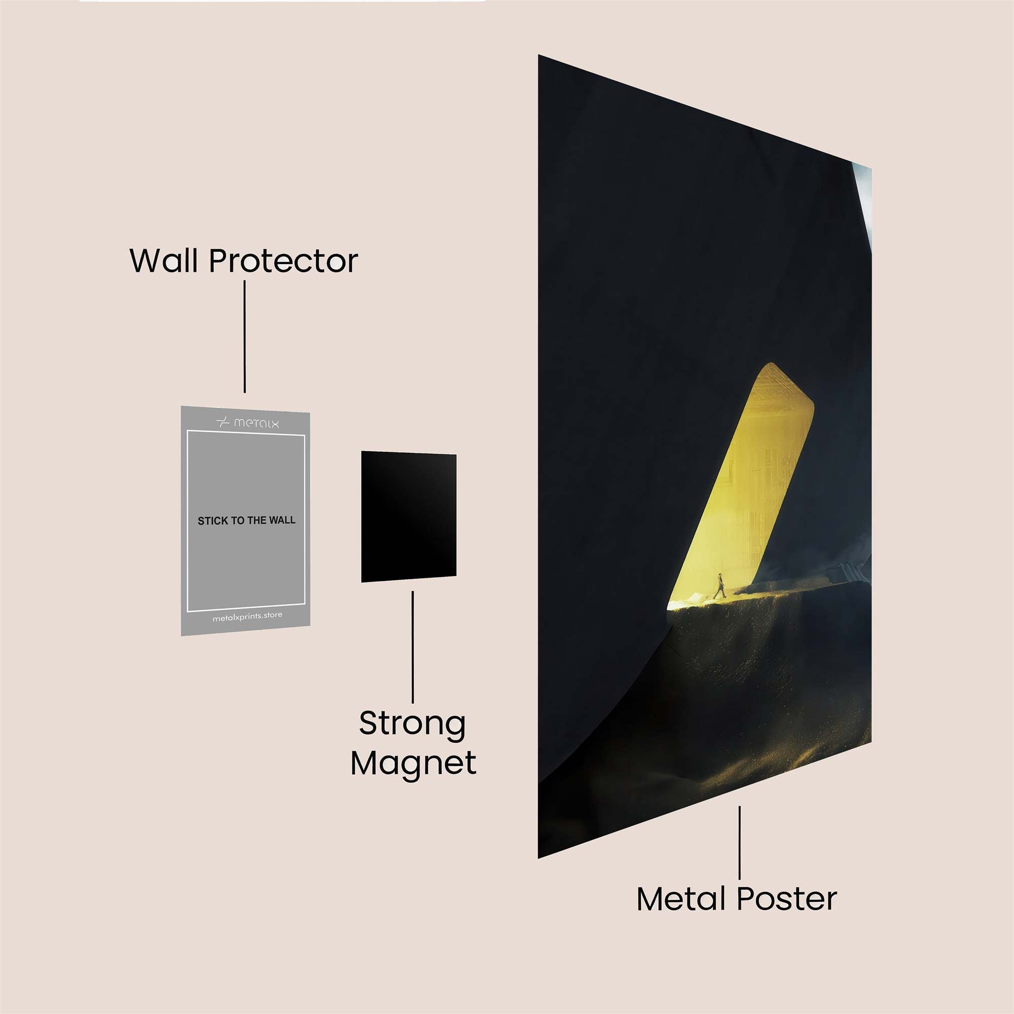 Monolith Reverie Safe Wall Magnetic / M