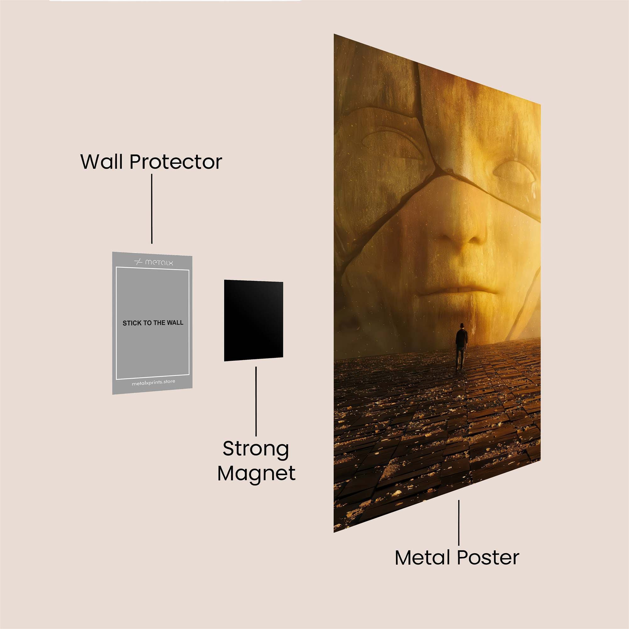 Colossal Gaze Safe Wall Magnetic / M