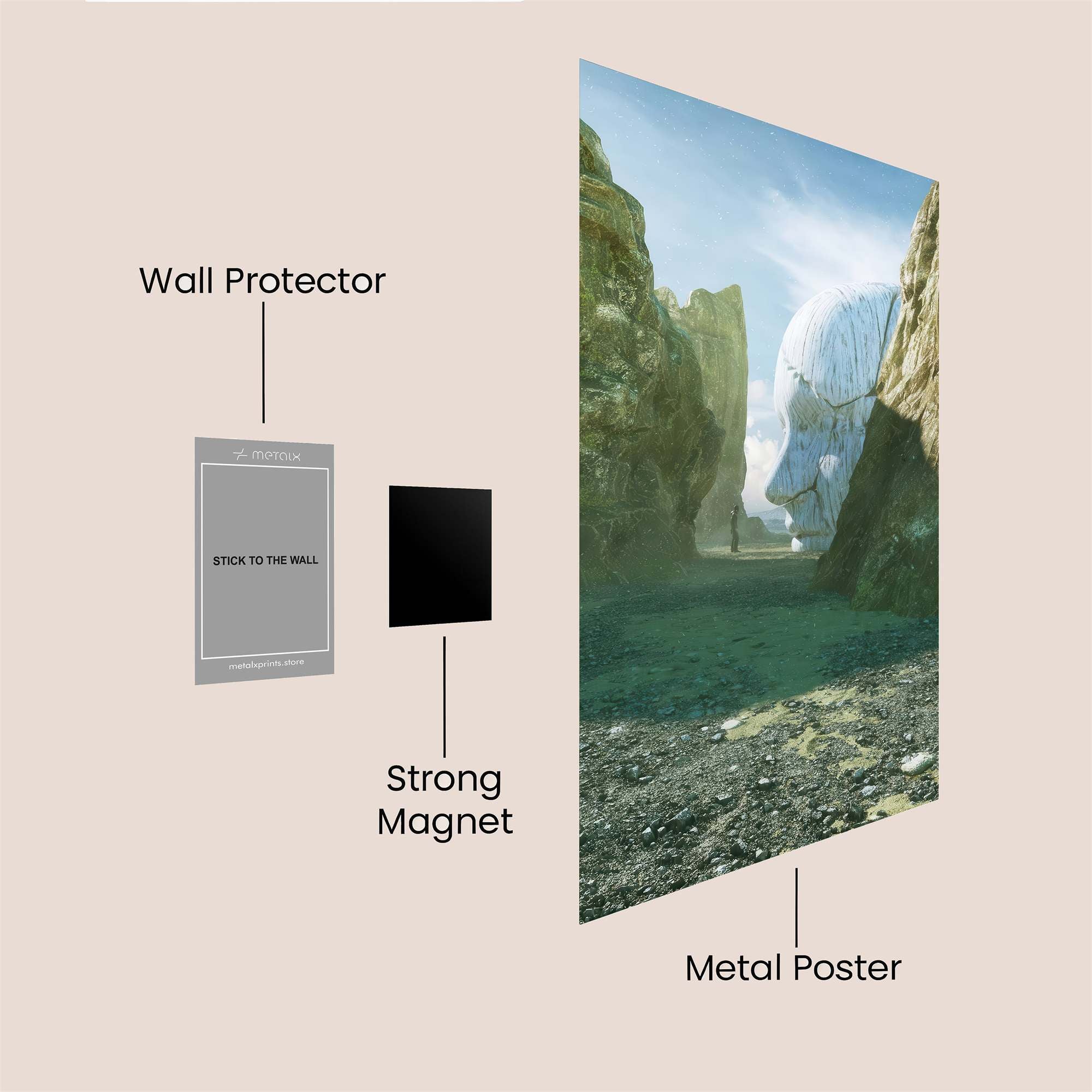 Titanic Serenity Safe Wall Magnetic / M