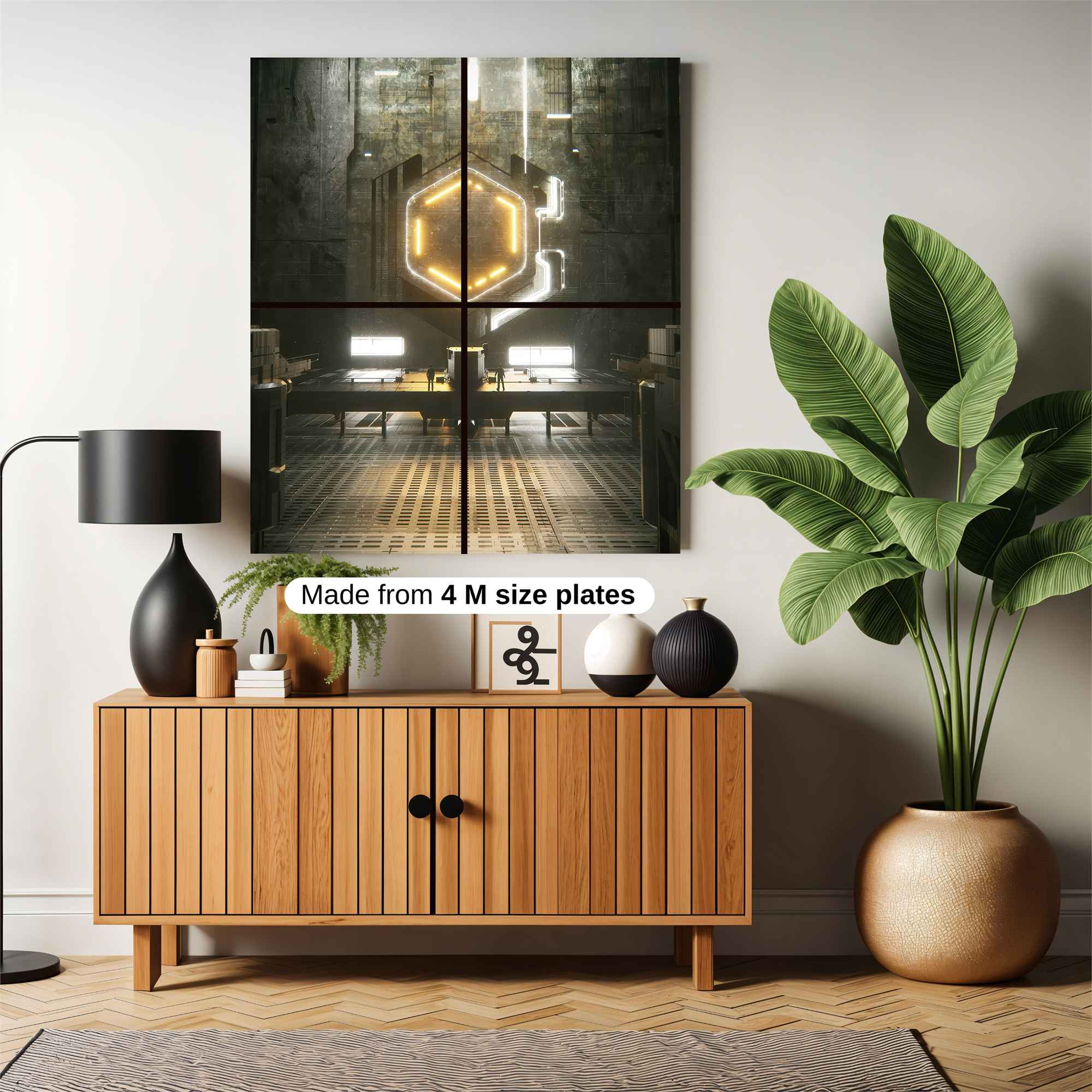 Hexagon Reverie Safe Wall Magnetic / M