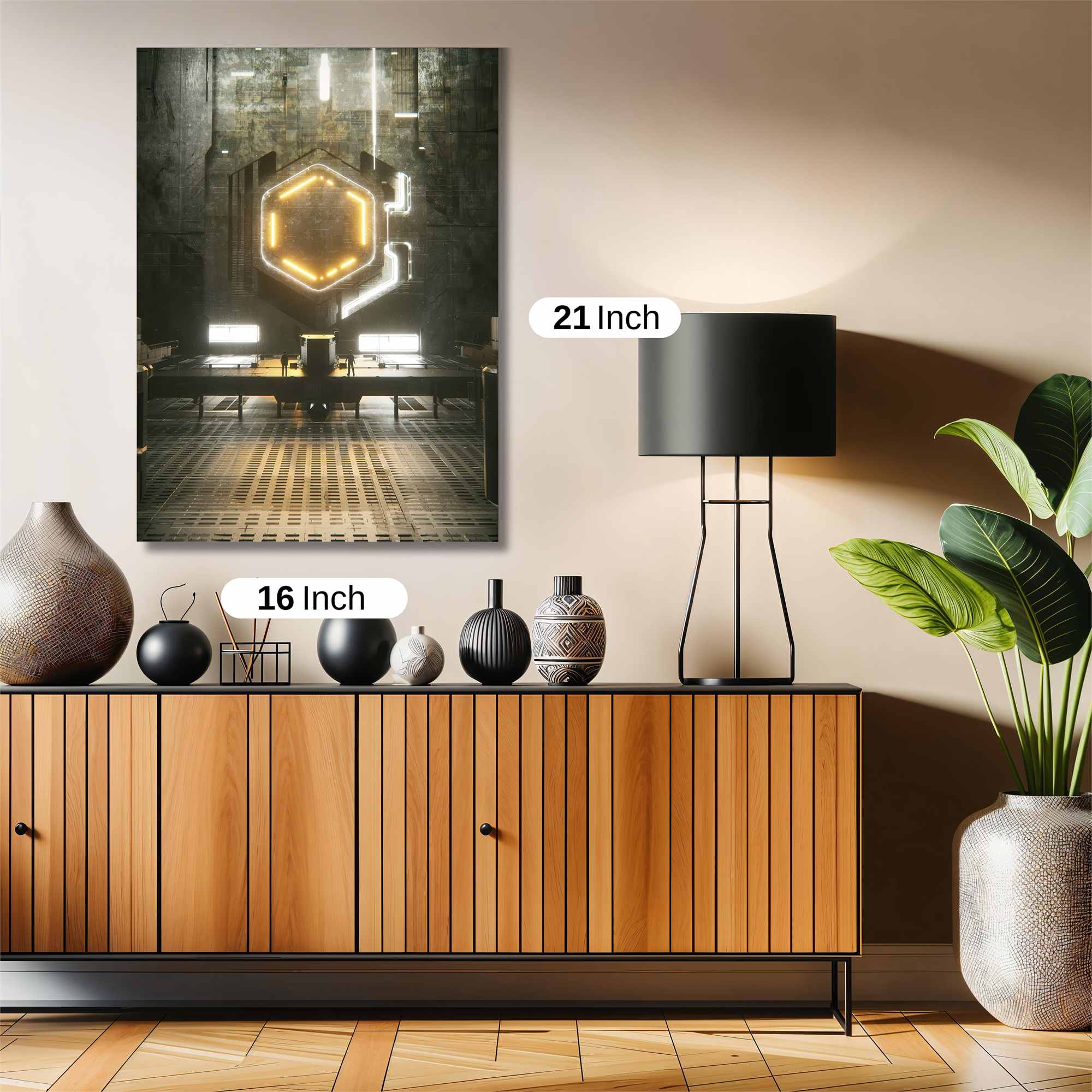 Hexagon Reverie Safe Wall Magnetic / M