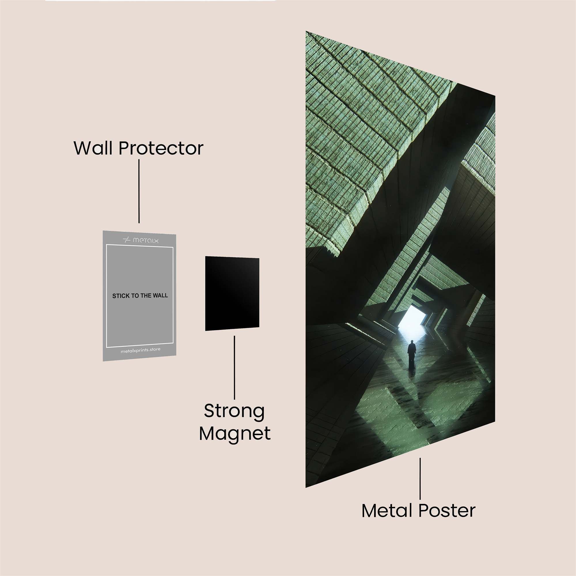 Architectural Abyss Safe Wall Magnetic / M