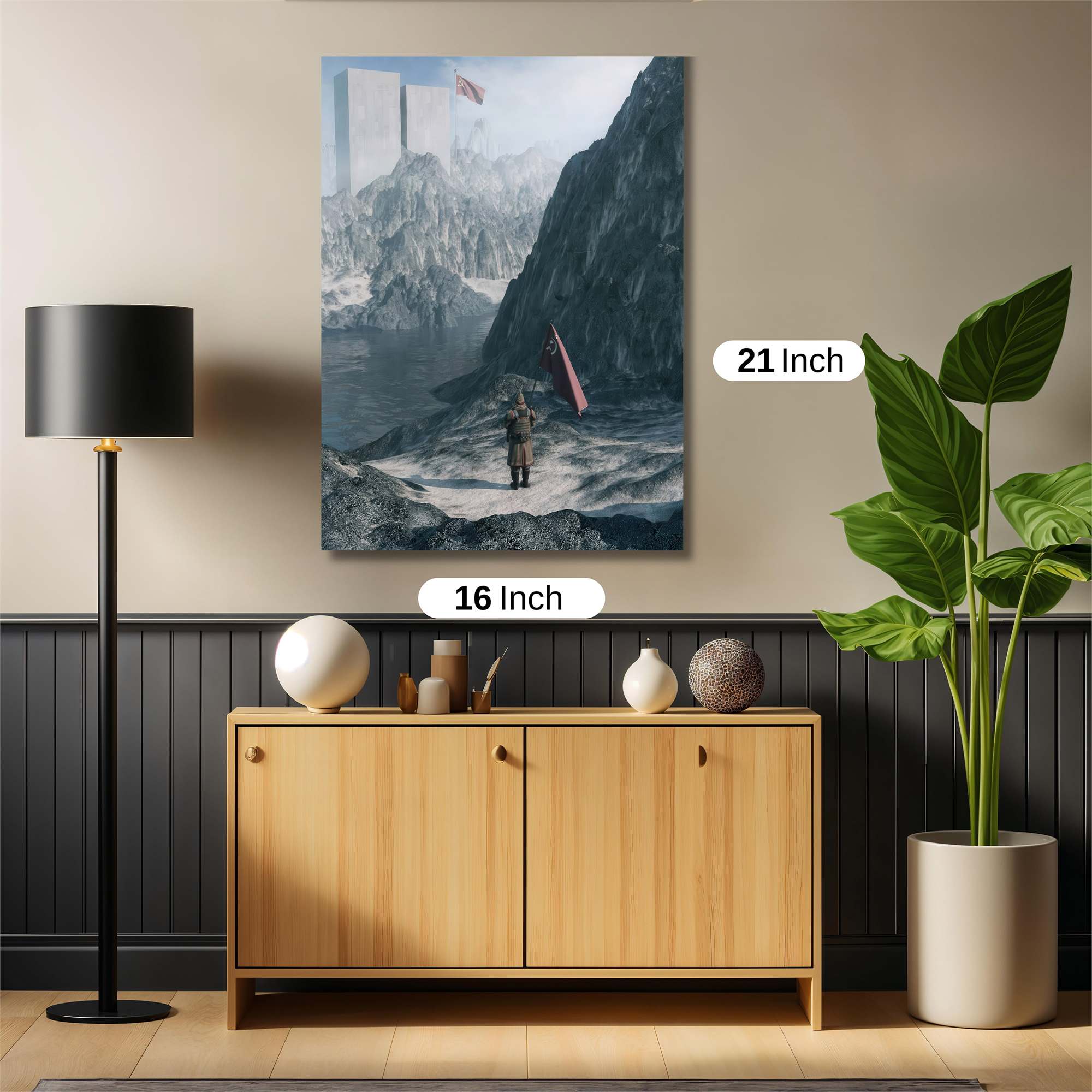 Flagged Isolation Safe Wall Magnetic / M