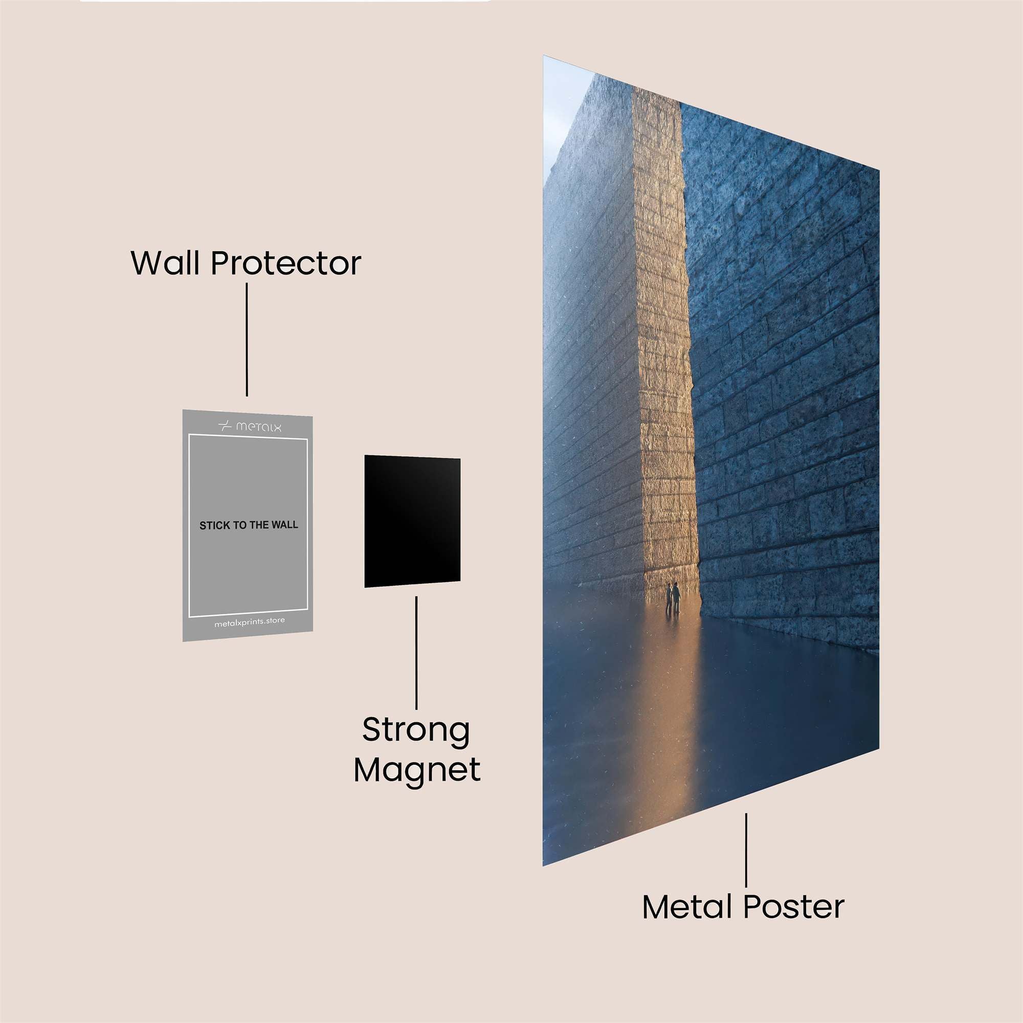 Monolithic Solitude Safe Wall Magnetic / M