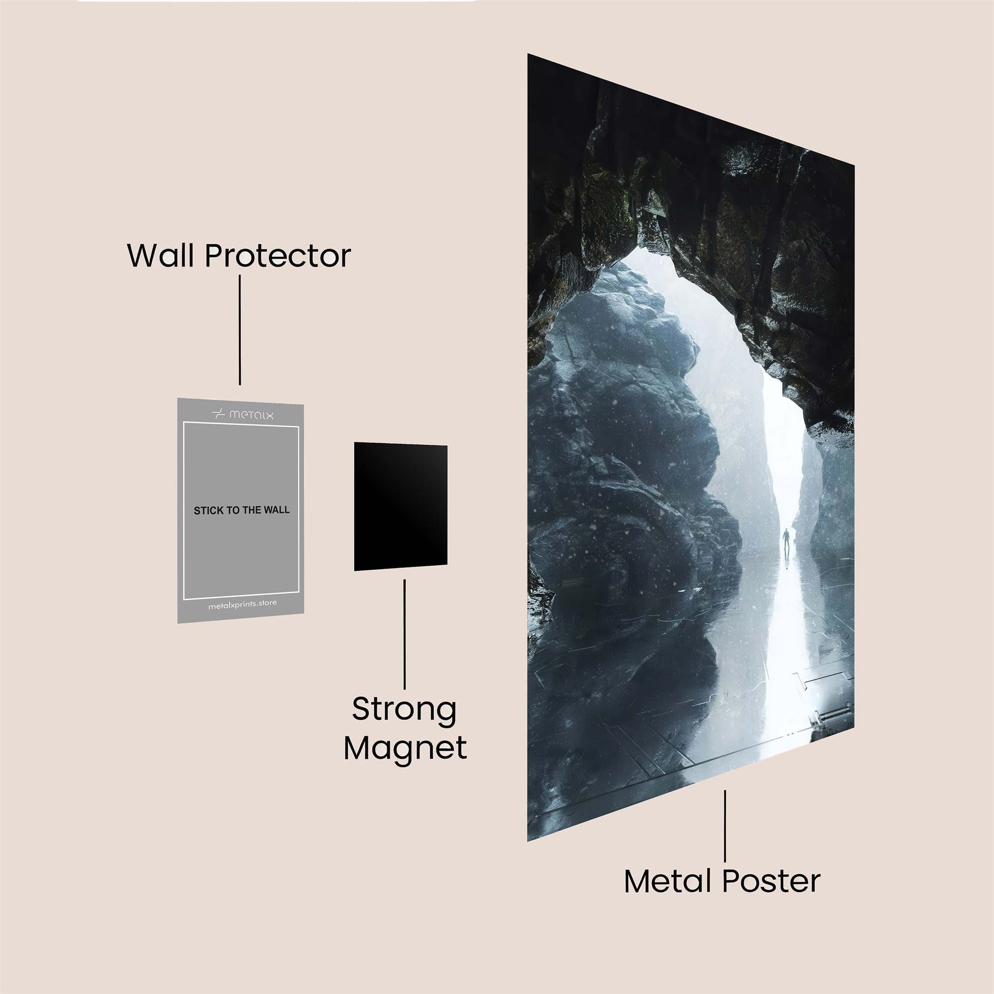 Cavern Serenity Safe Wall Magnetic / M