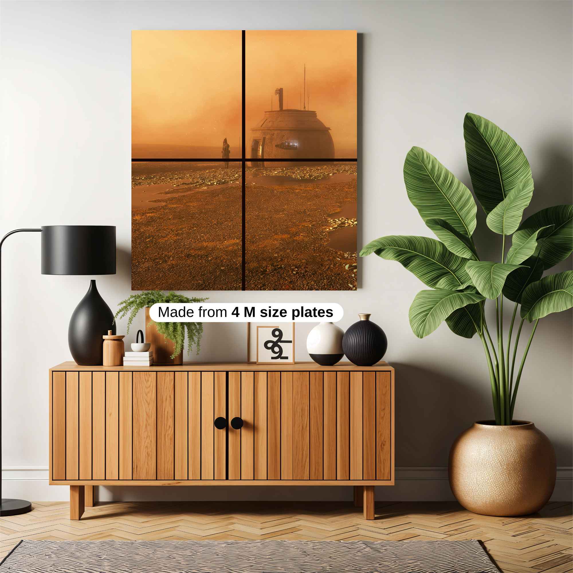 Martian Solitude Safe Wall Magnetic / M