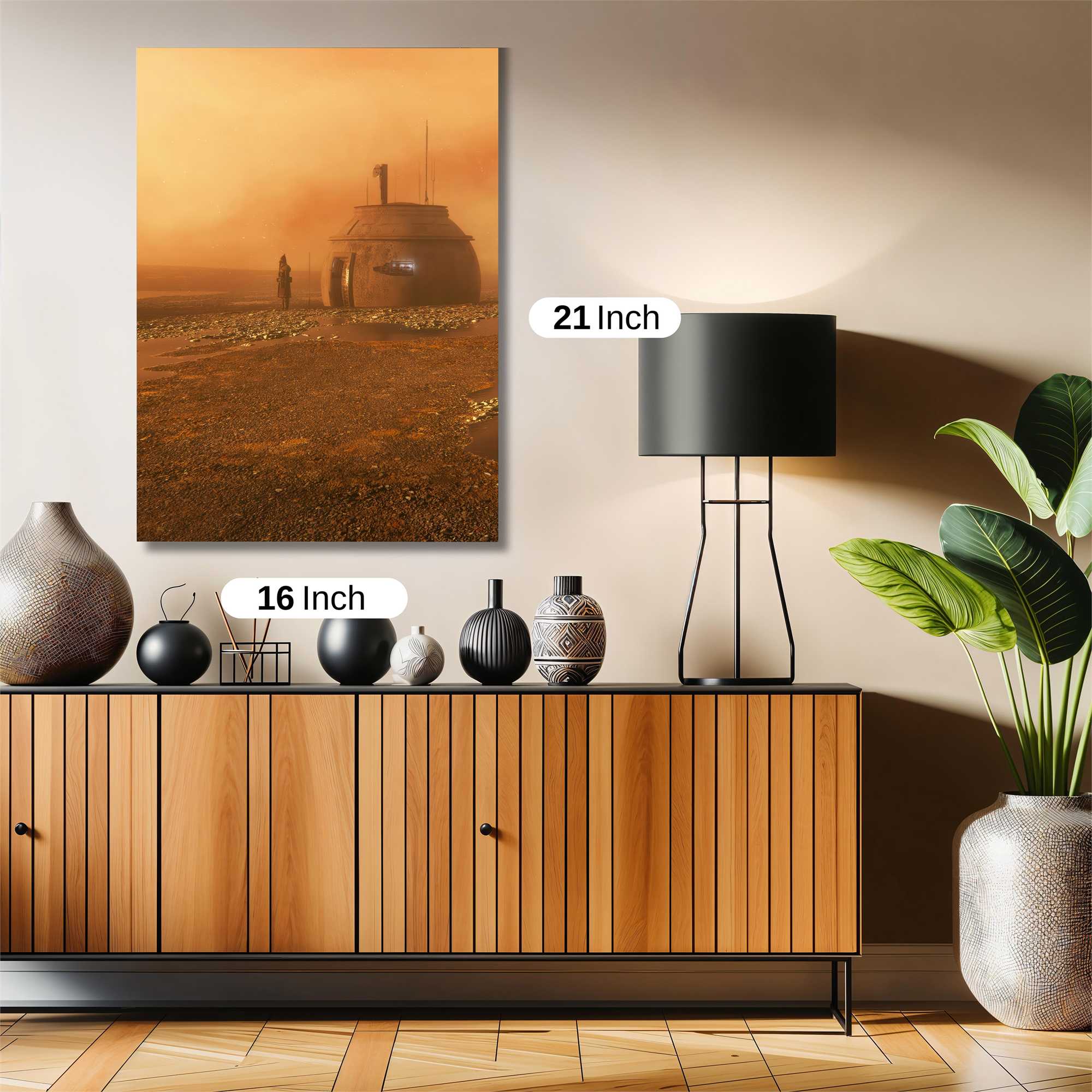 Martian Solitude Safe Wall Magnetic / M