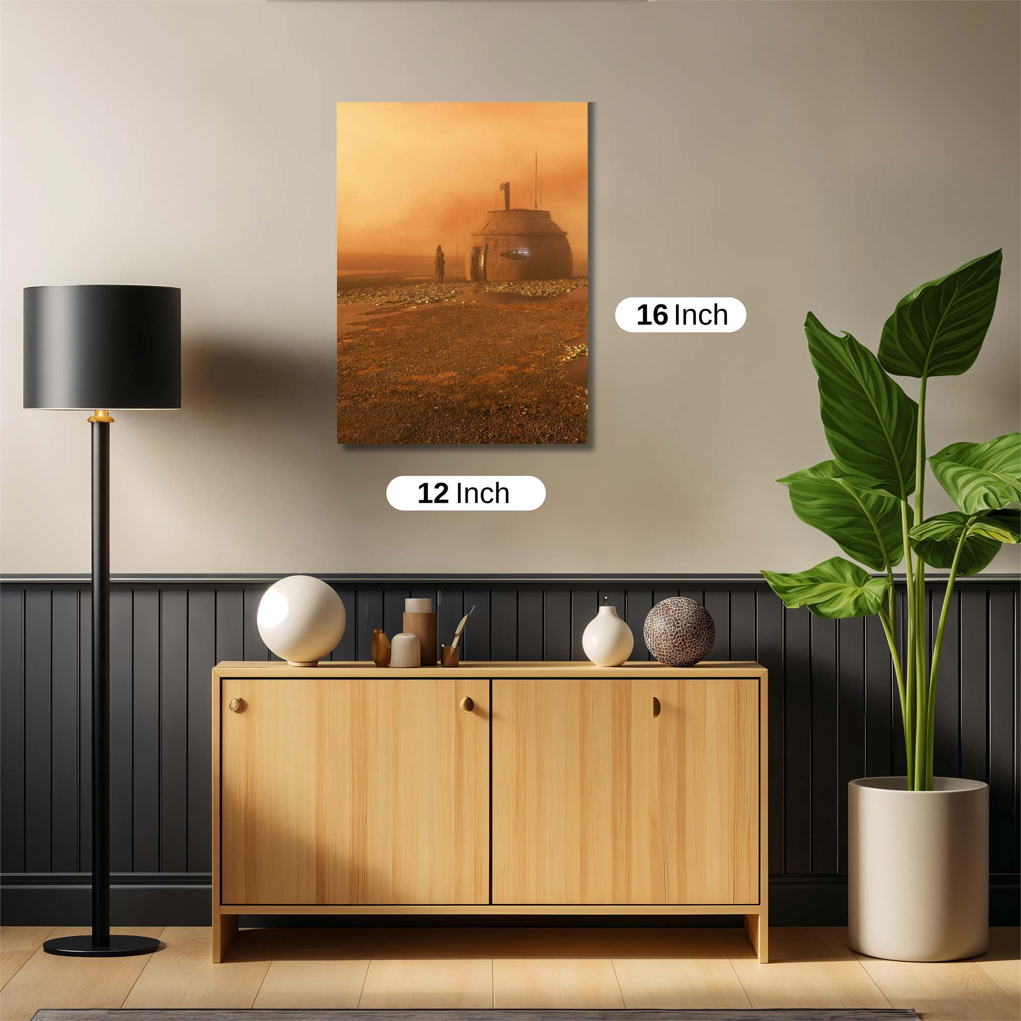 Martian Solitude Safe Wall Magnetic / M